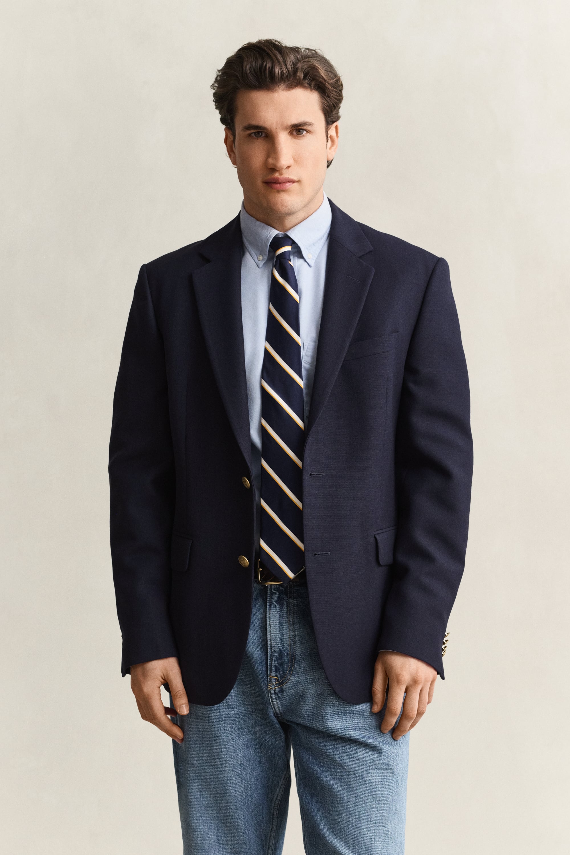 Gant Men's Navy Club Blazer (52) Evening Blue