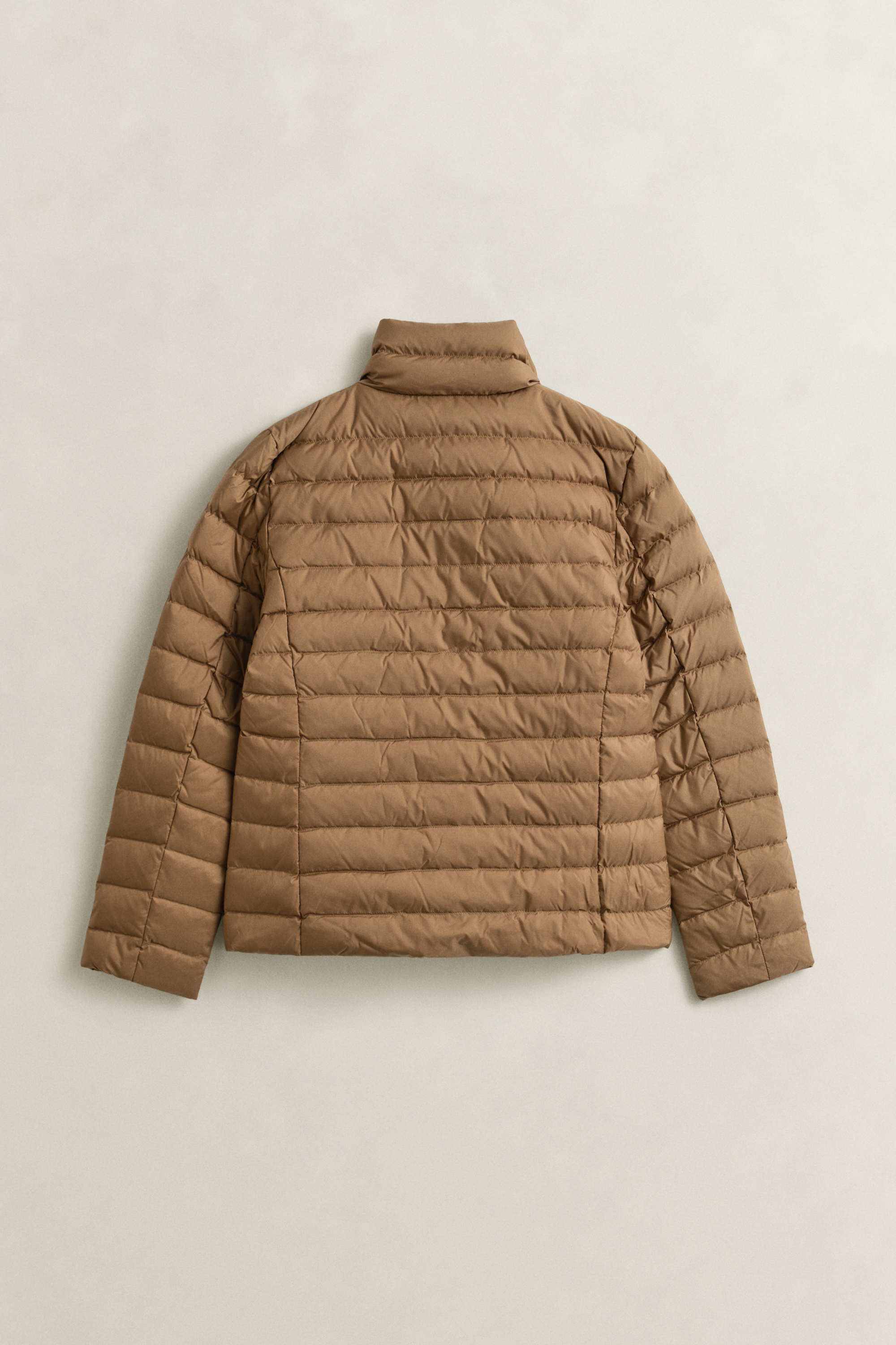 Gant Light Down Jacket In Brown