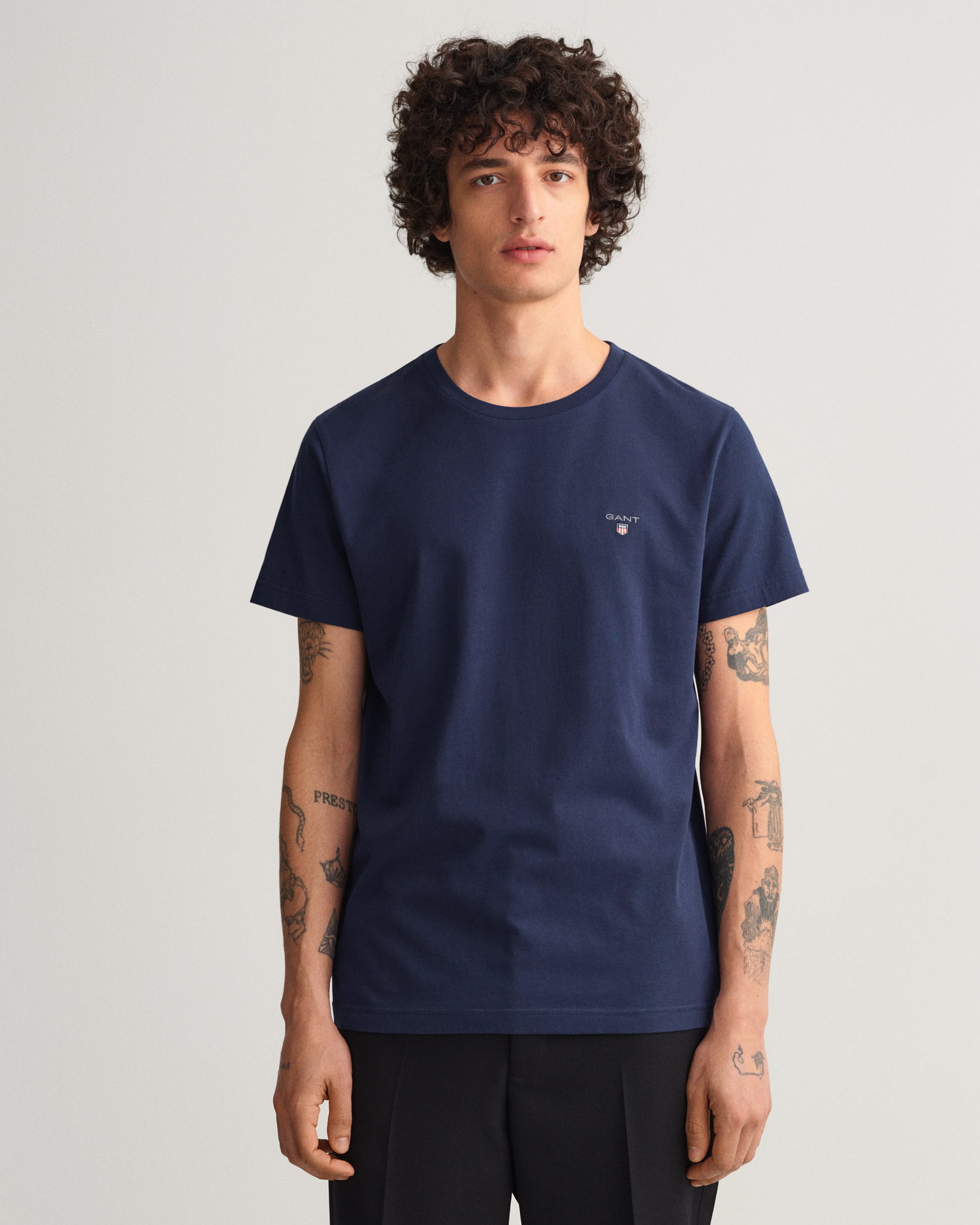 GANT Men Original T-Shirt (XXL) Blue