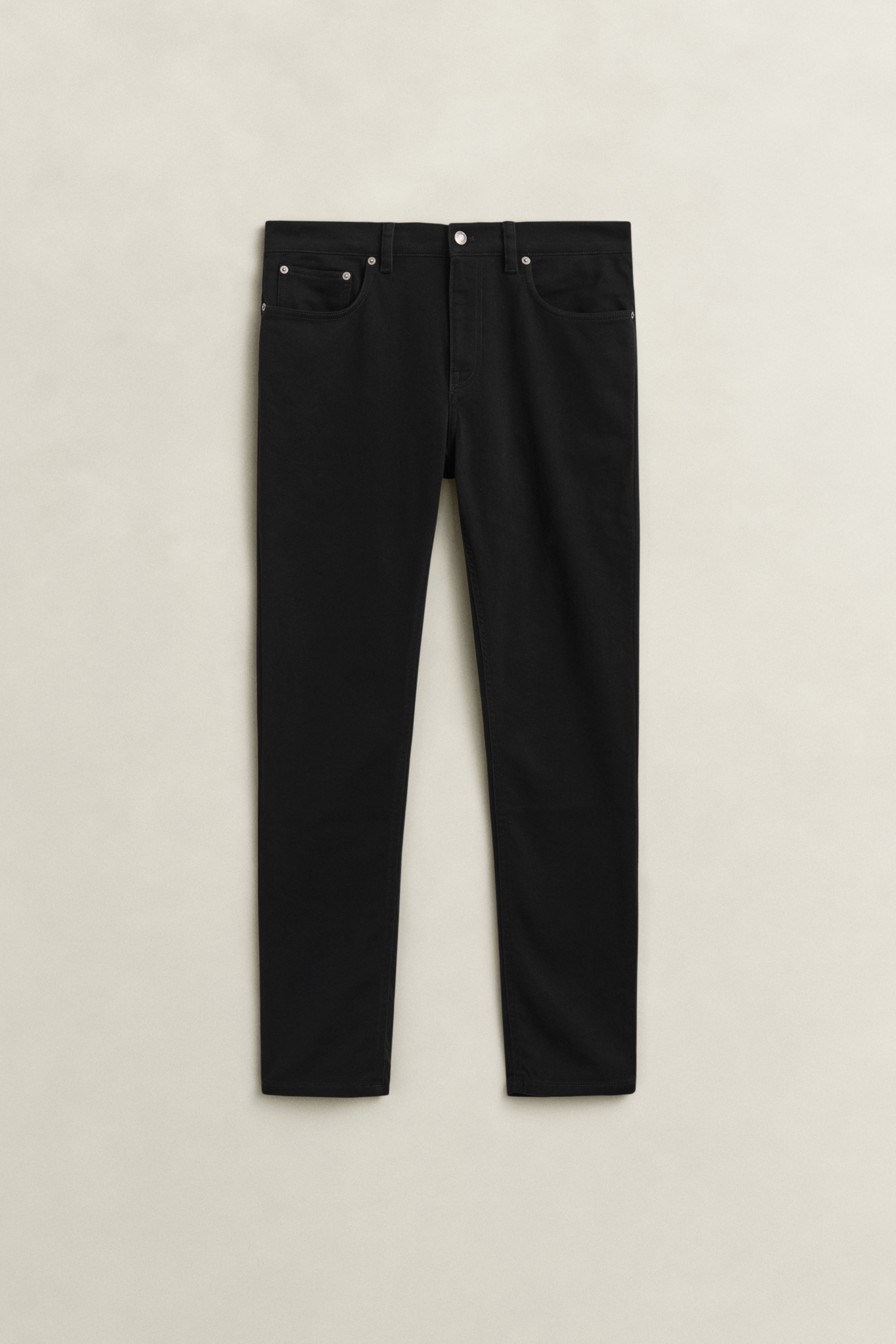 Gant Men's Black Slim Fit Twill Jeans (42/32)