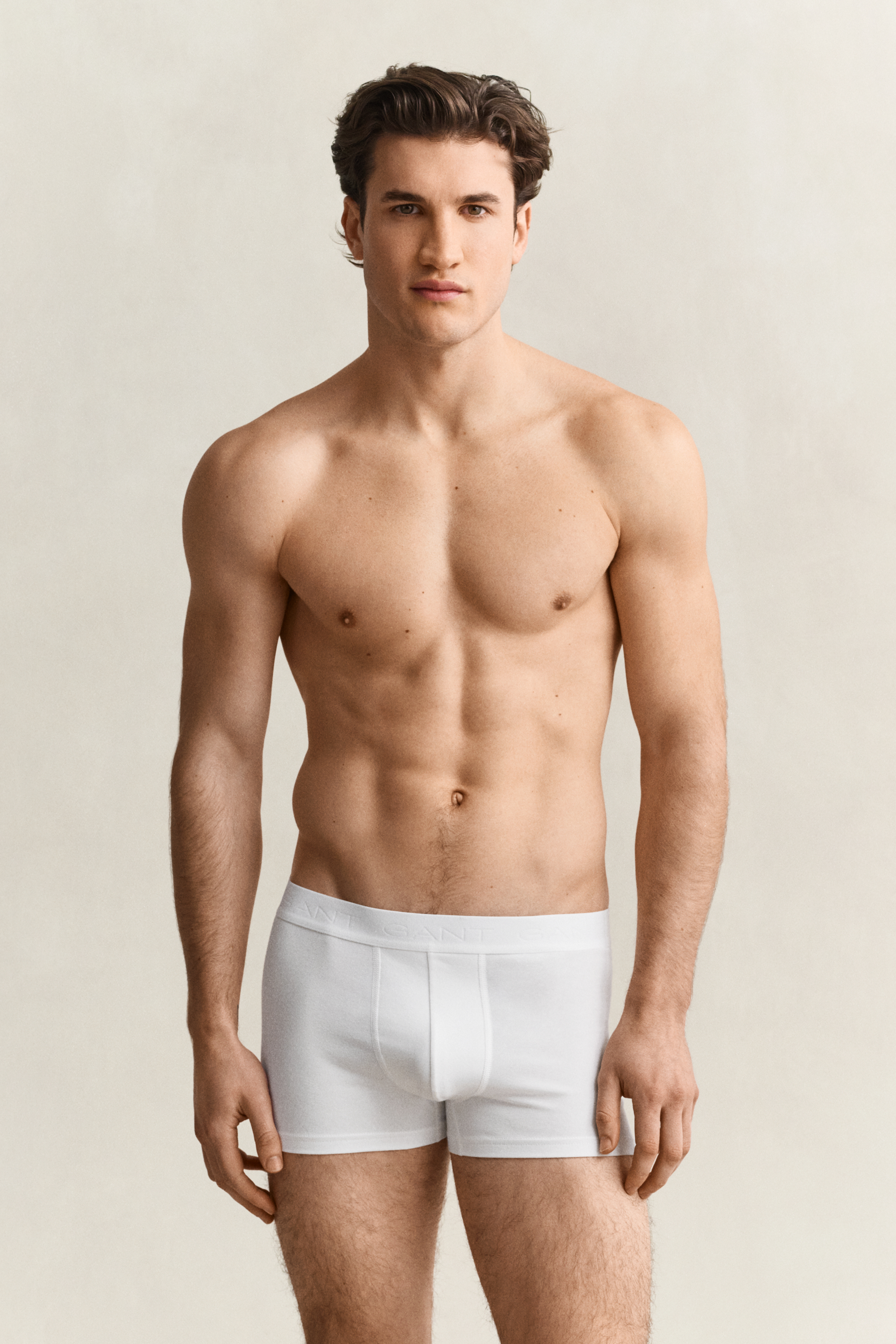 Gant Men's White 3-Pack Tonal Trunks (Xl)