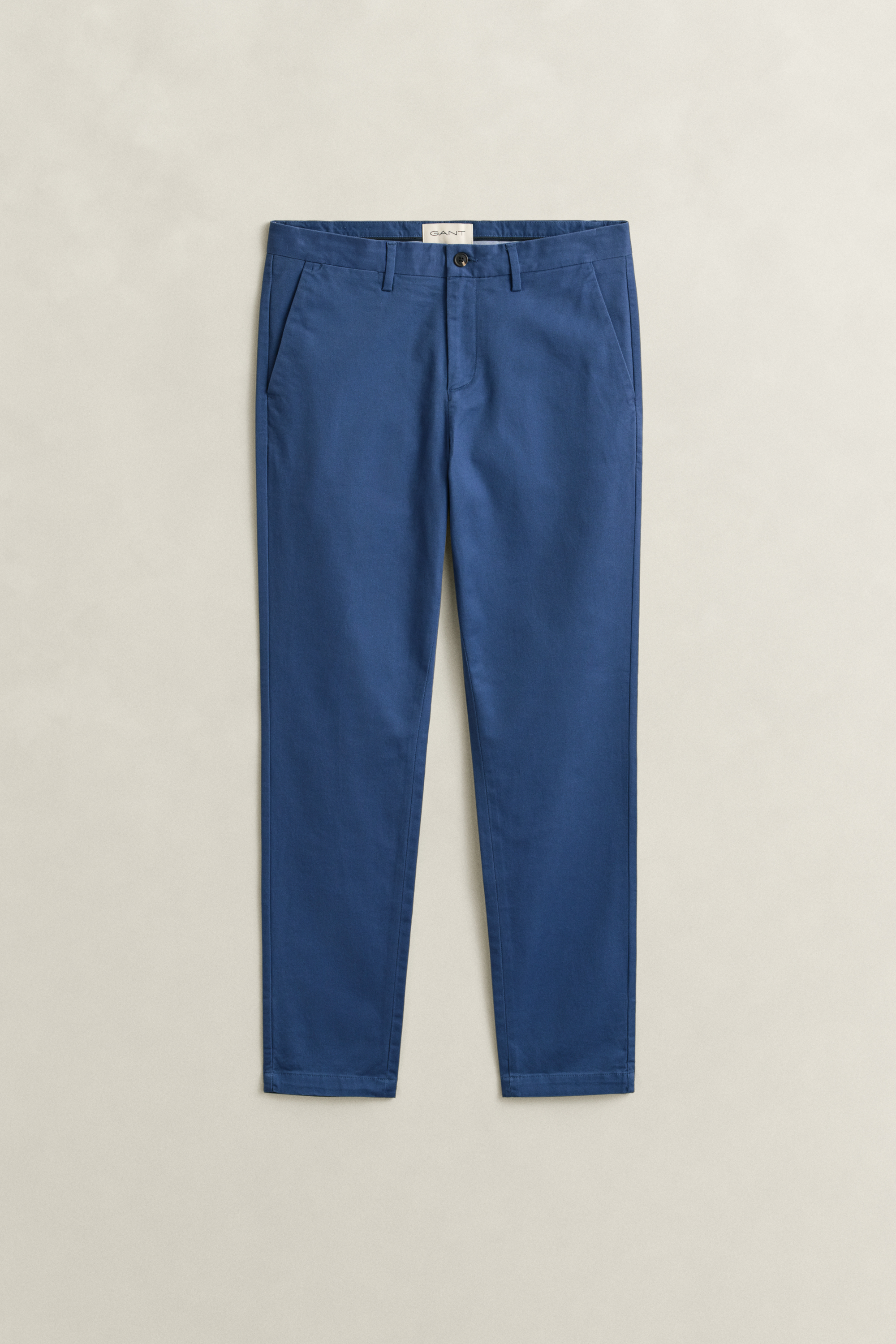 Gant Men's Vintage Blue Slim Fit Smart Chinos (36/32)