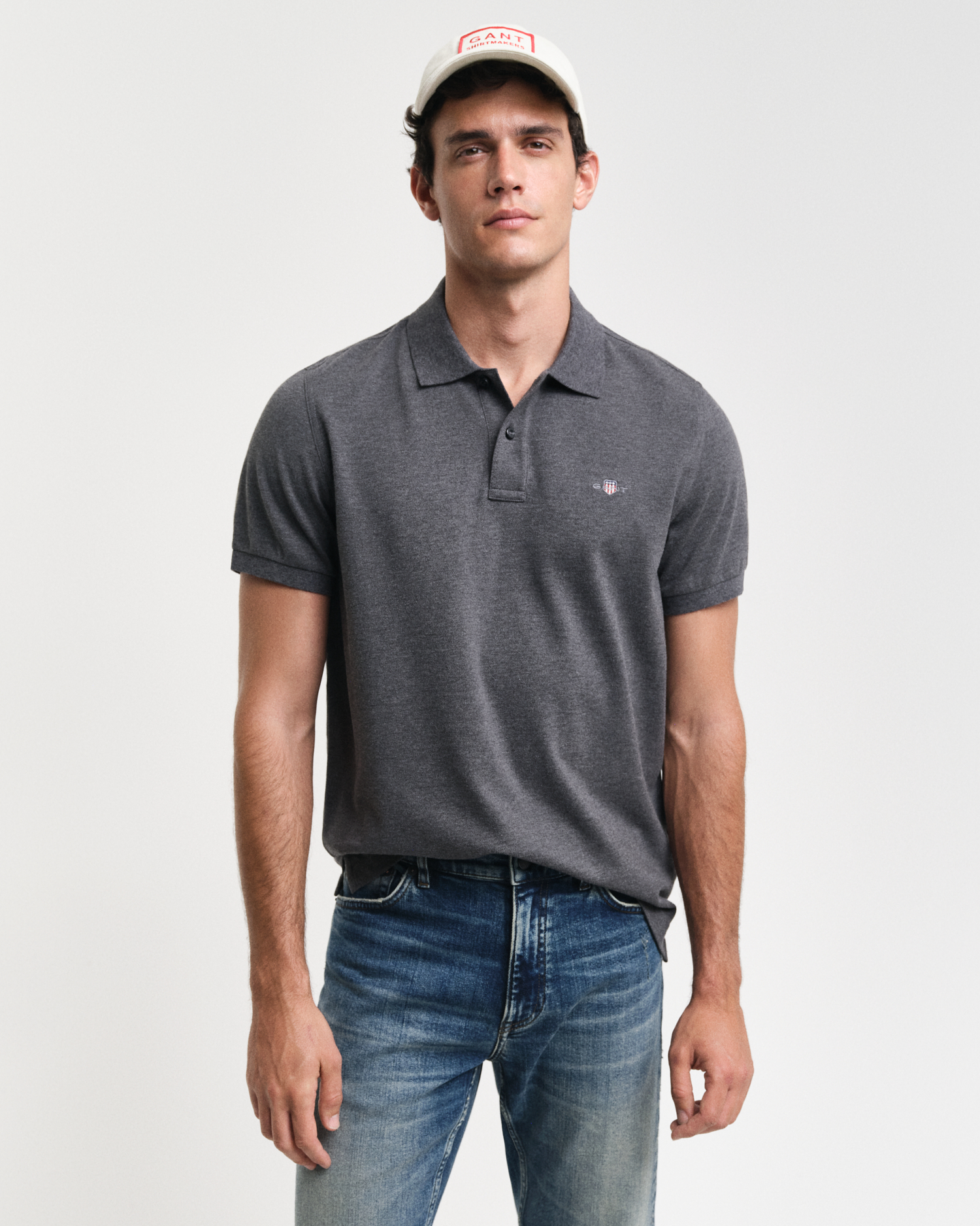 Gant Men's Regular Fit Shield Piqué Polo Shirt ) 4XL