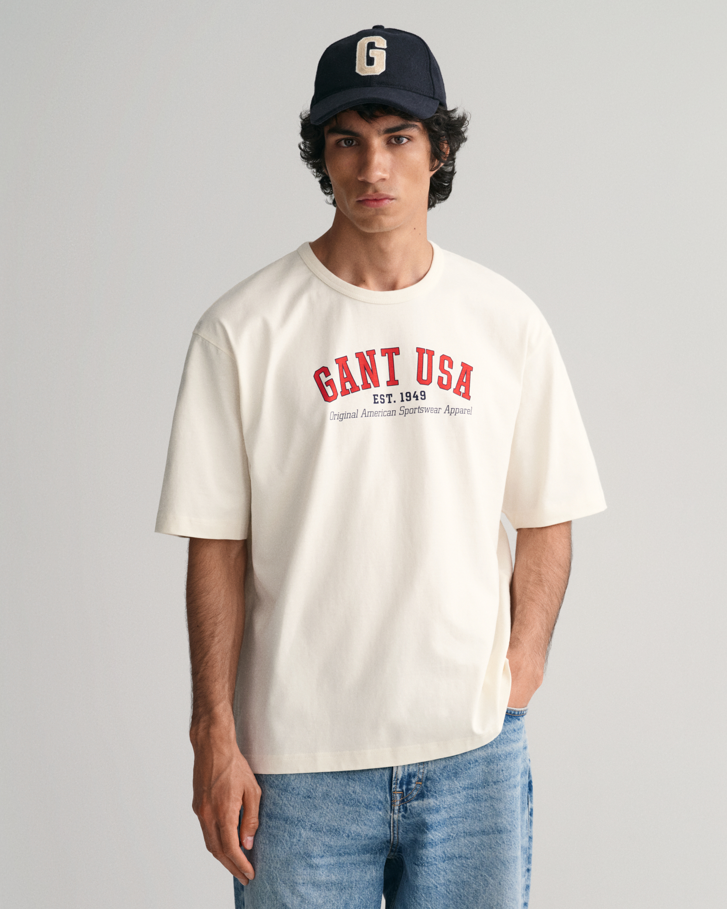 GANT Men GANT USA T-Shirt (M) Beige