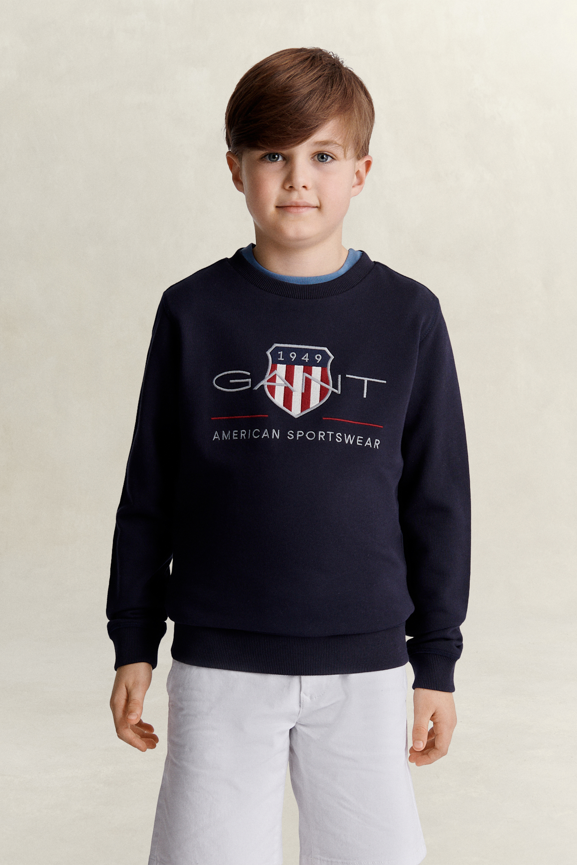 Gant Unisex Navy Teens Archive Shield Sweatshirt (122/128) Evening Blue