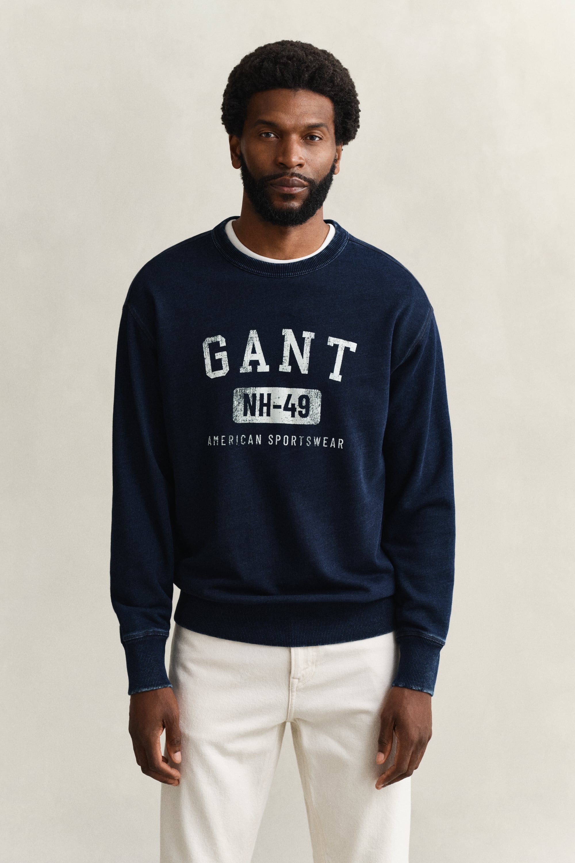 Gant Men's Blue Indigo Sweatshirt (Xxl) Indigo