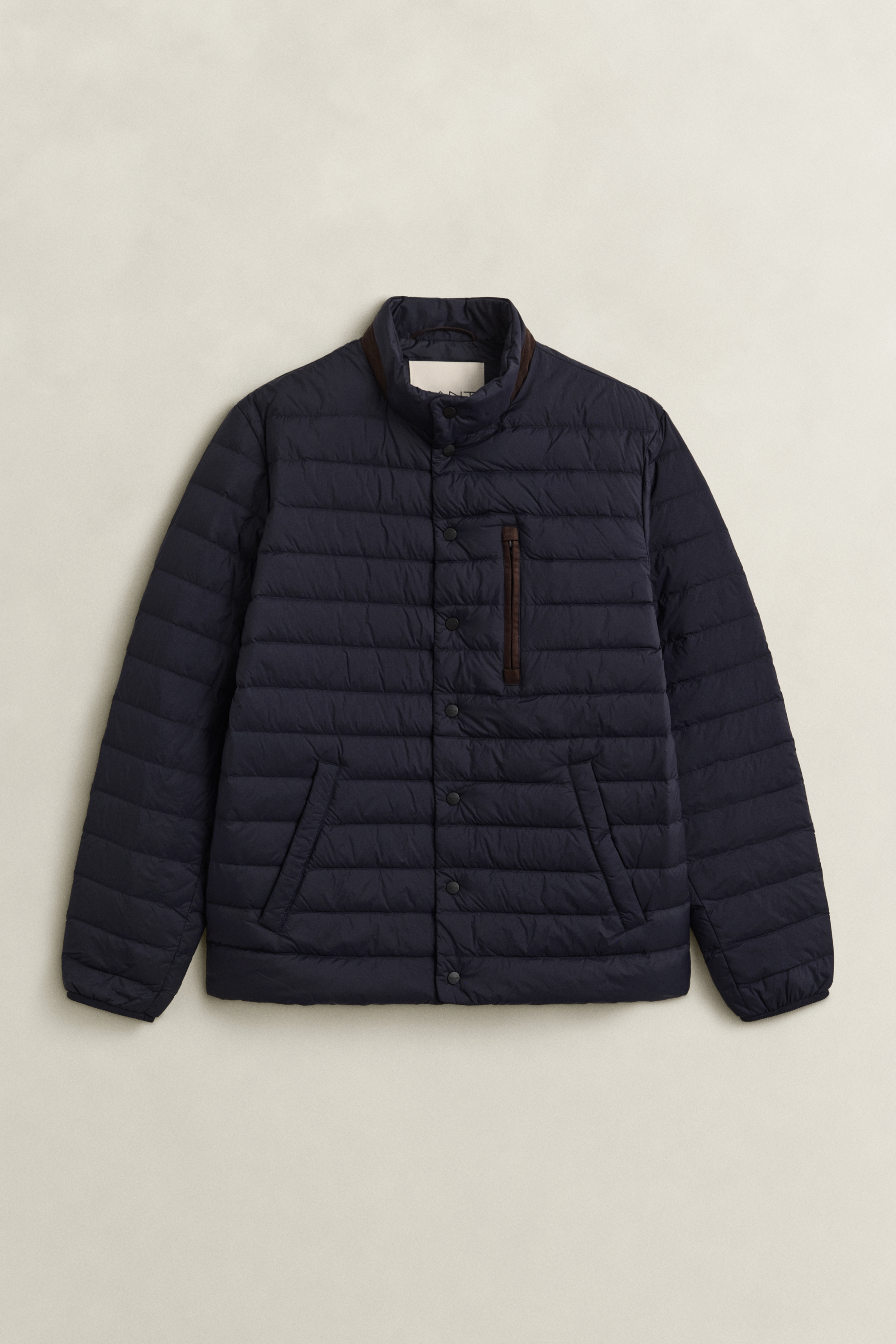 Gant Men's Navy Ultralight Down Jacket (M) Evening Blue