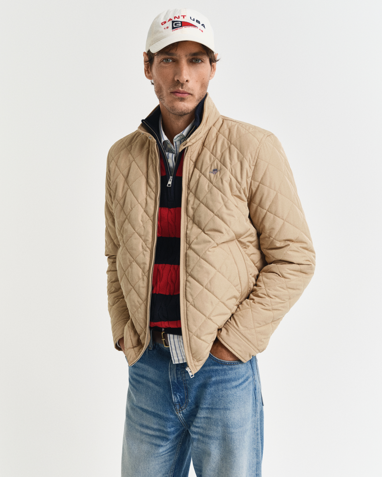 Gant Men's Light Quilted Windcheater ) Xxxl