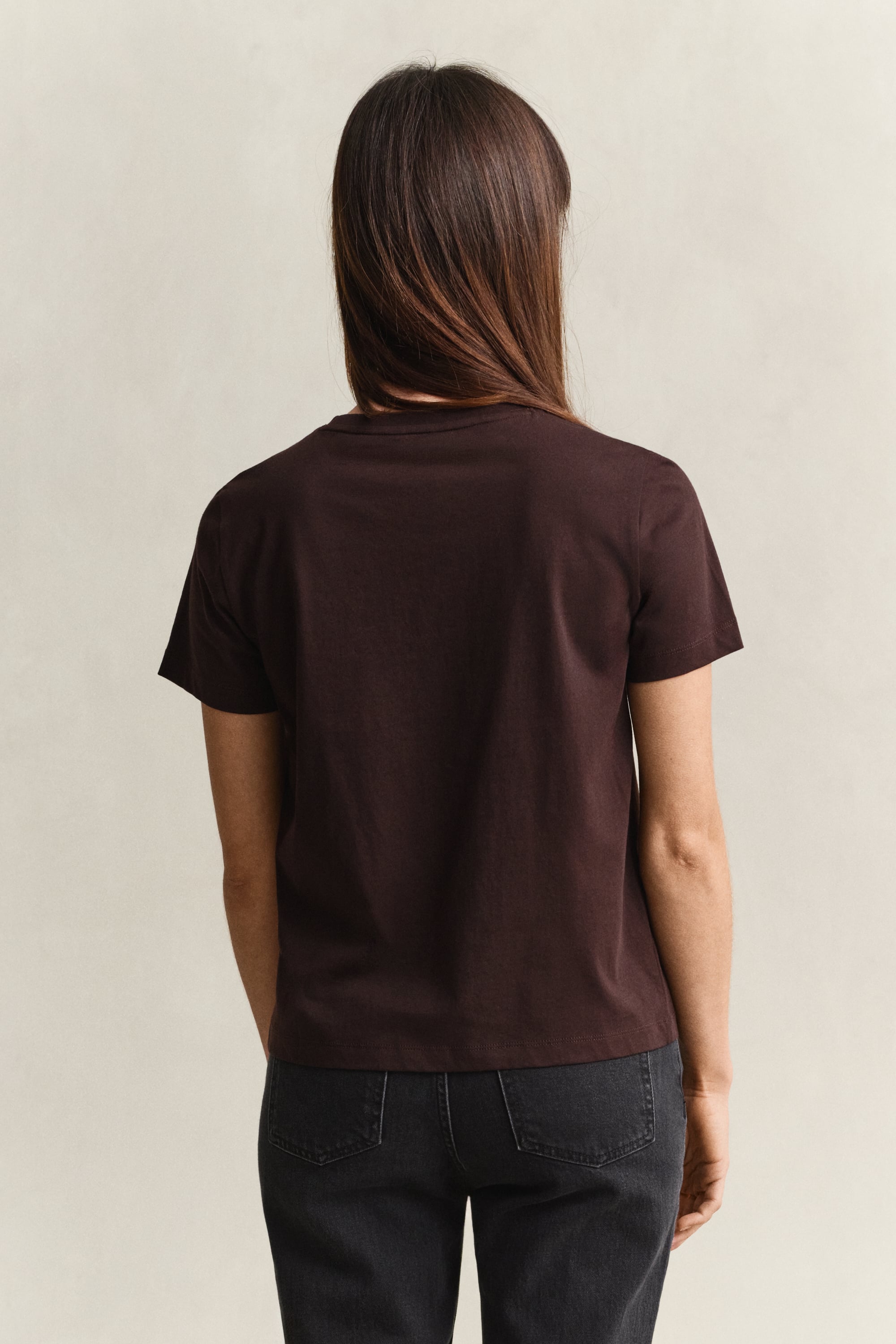 Gant Shield T-shirt In Brown