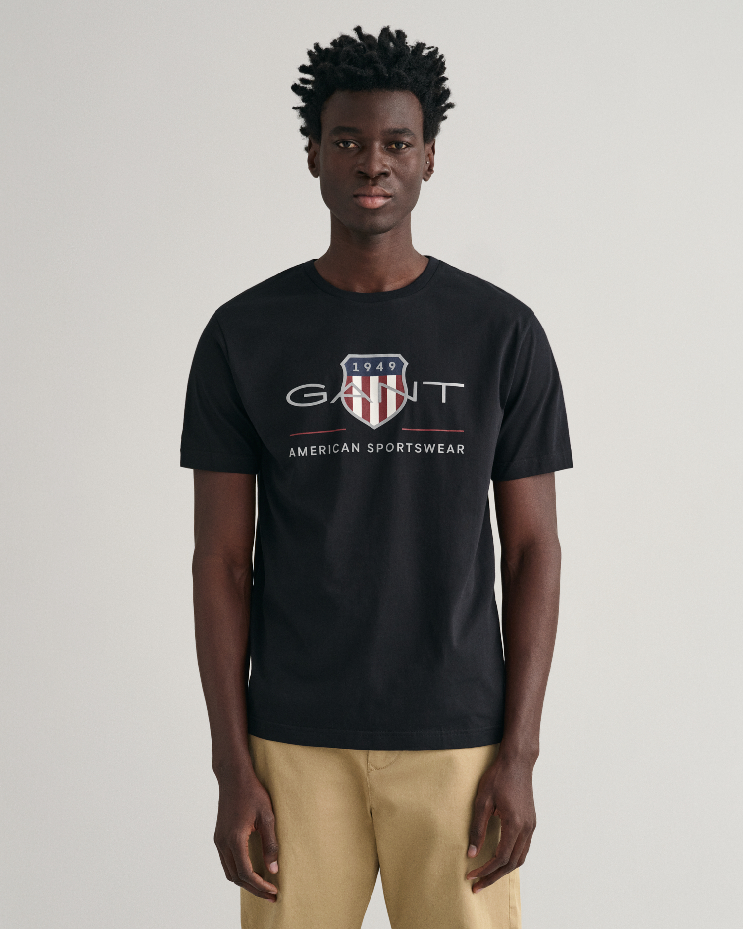 GANT Men Archive Shield T-Shirt (4XL) Black