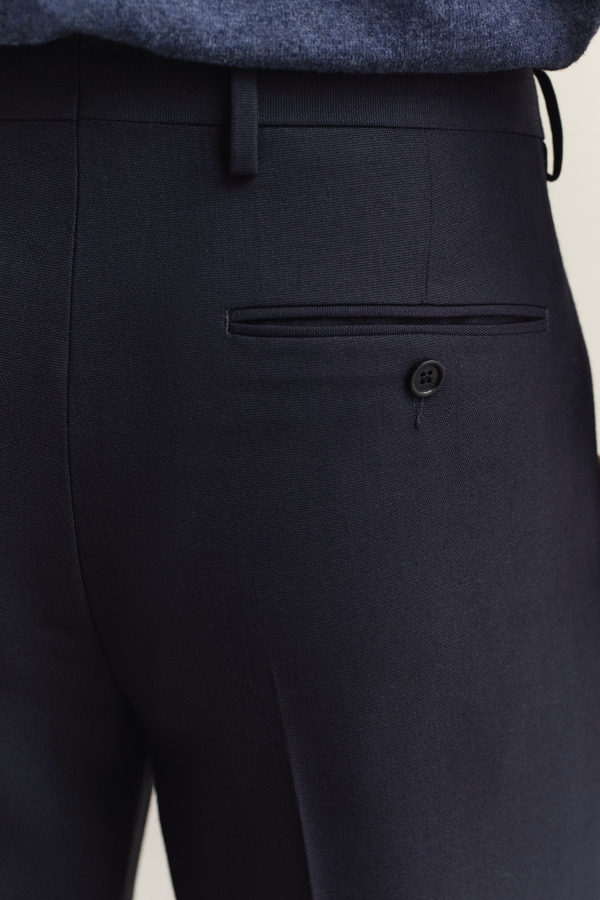 Gant Men's Navy Club Suit Pants (56) Evening Blue