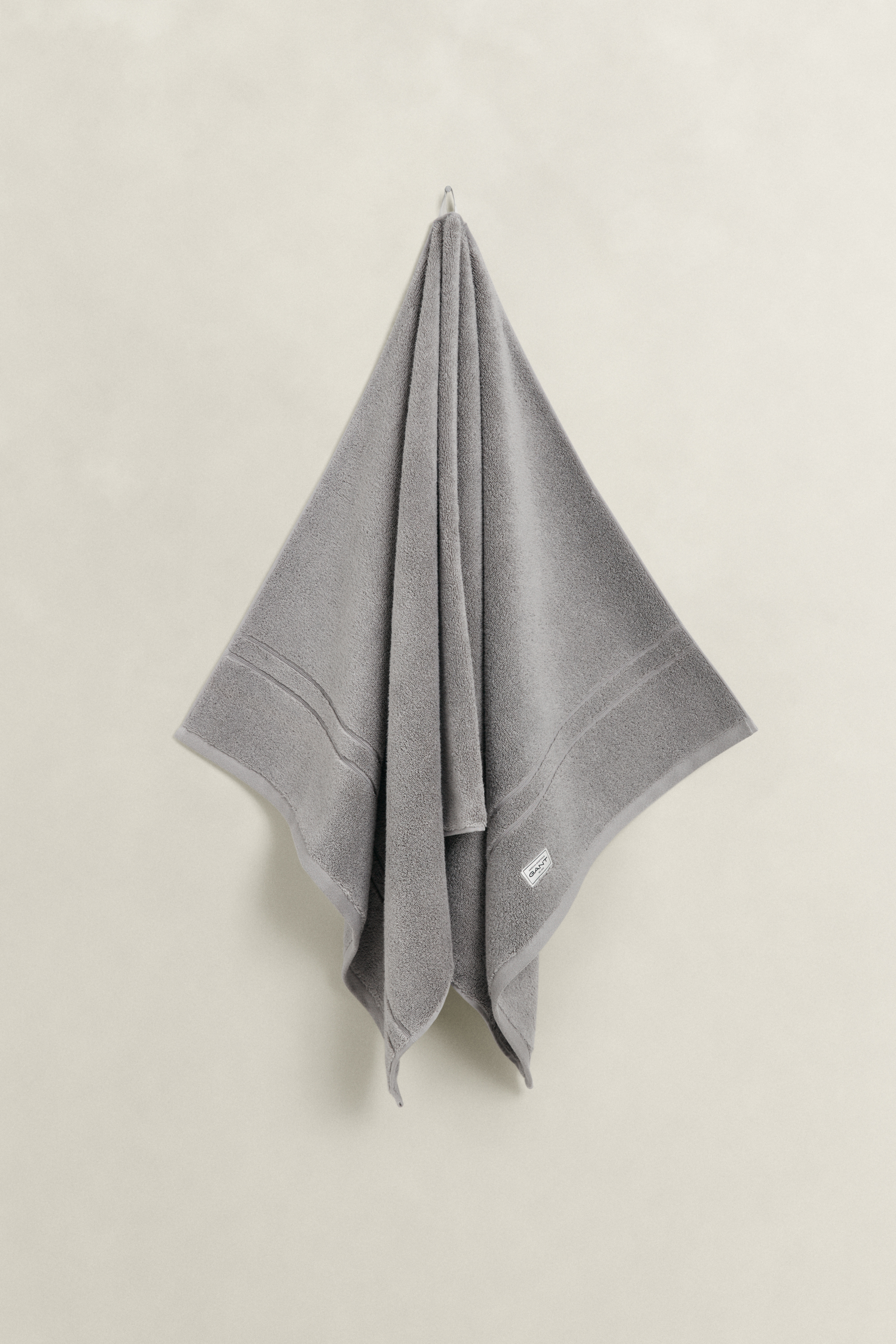 Gant Unisex Grey Home Decor Premium Towel 70X140 (70X140) Concrete