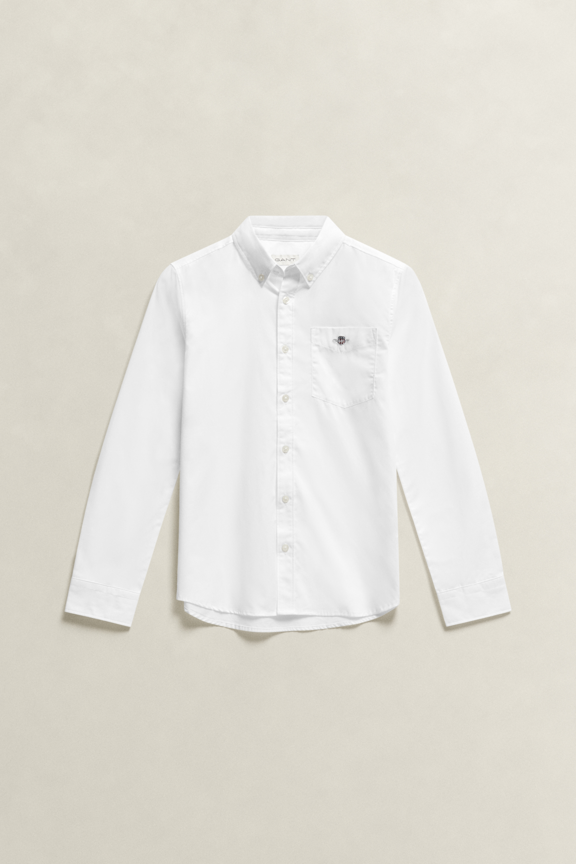 Gant Men's White Teens Teen Boys Shield Poplin Shirt (176)