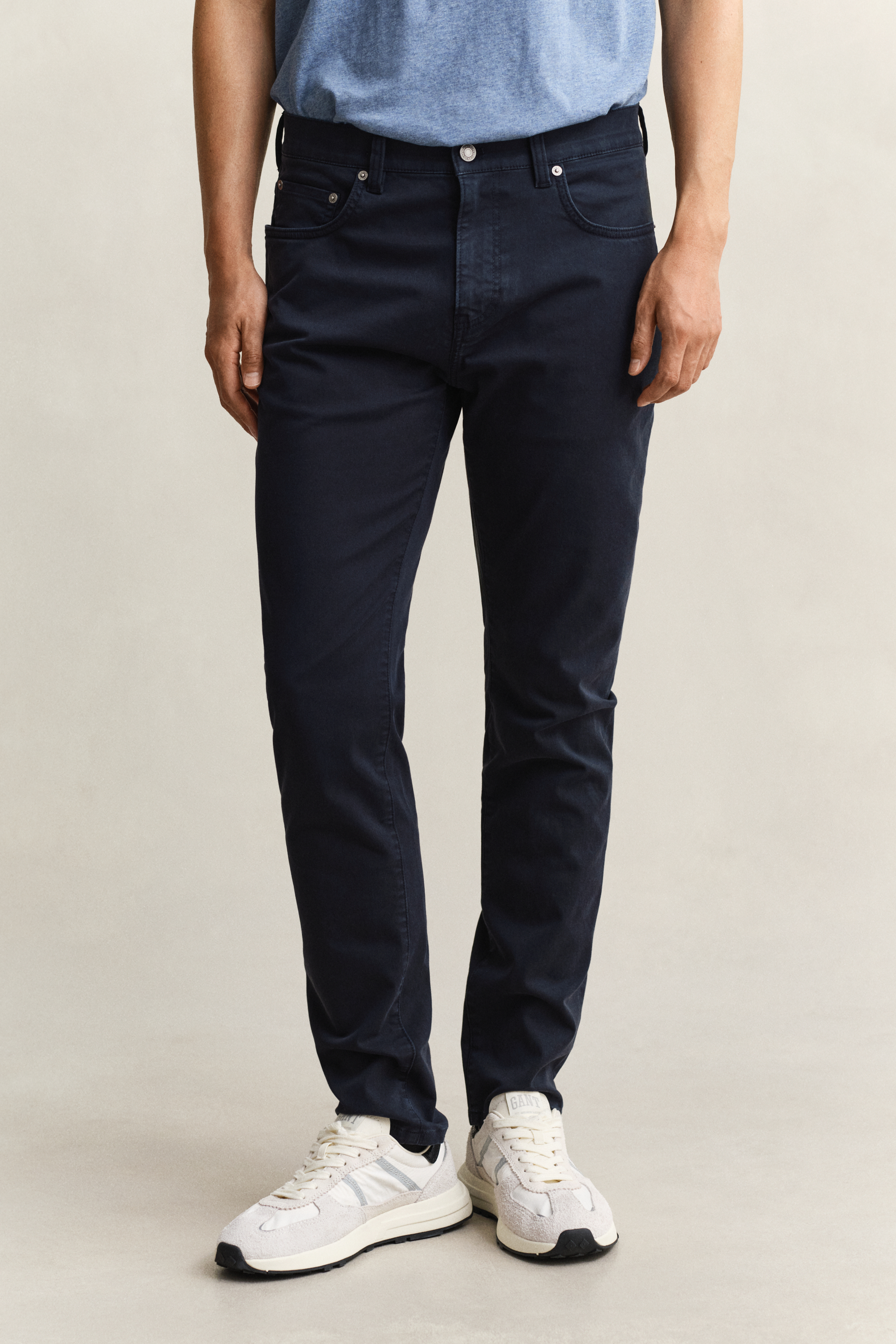 Gant Men's Navy Slim Fit Desert Jeans (29/32) Evening Blue