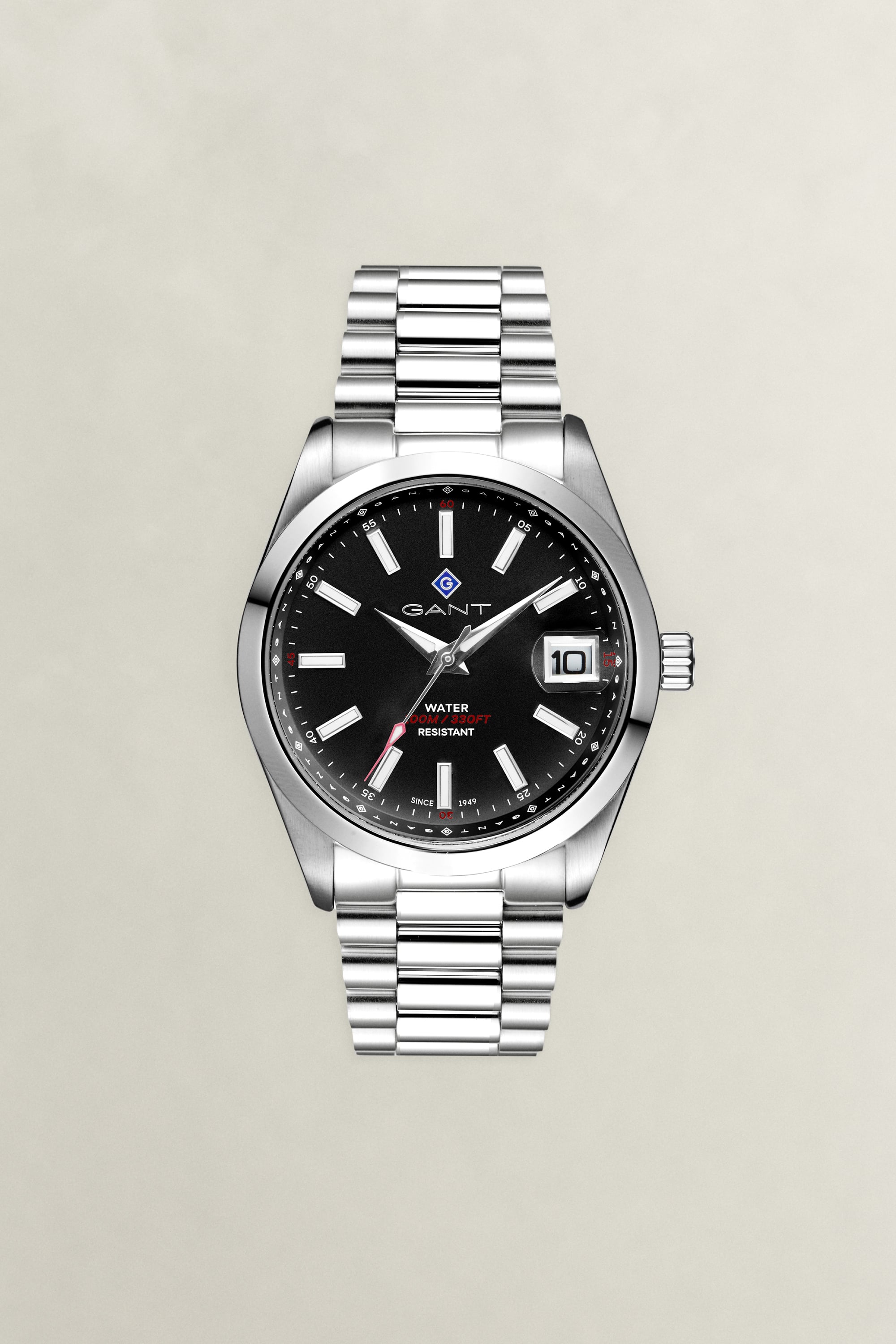 Gant Men's Eastham Analogue Quartz Watch - Silver/Black - Image 2