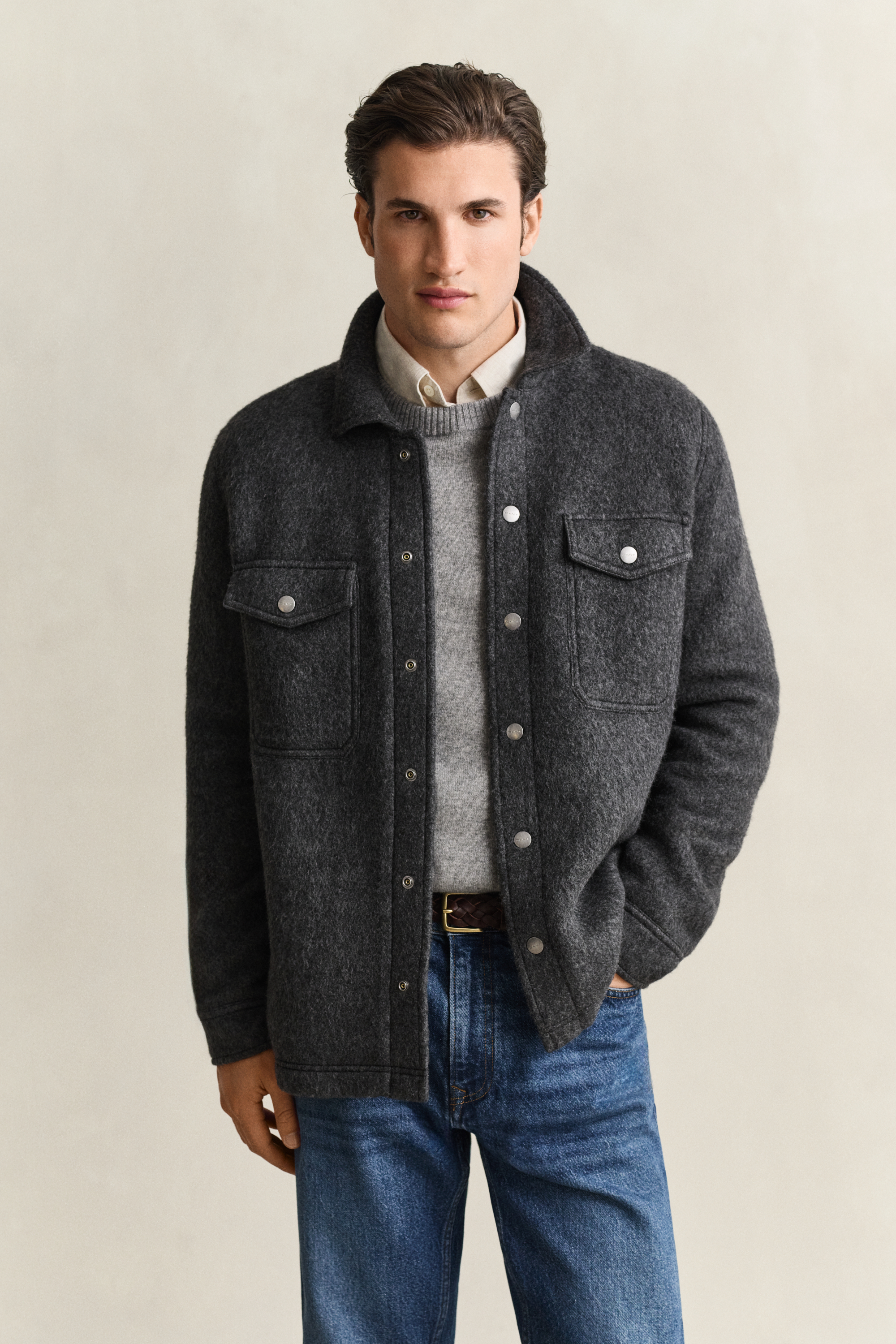 Fleece Overshirt MELANGE