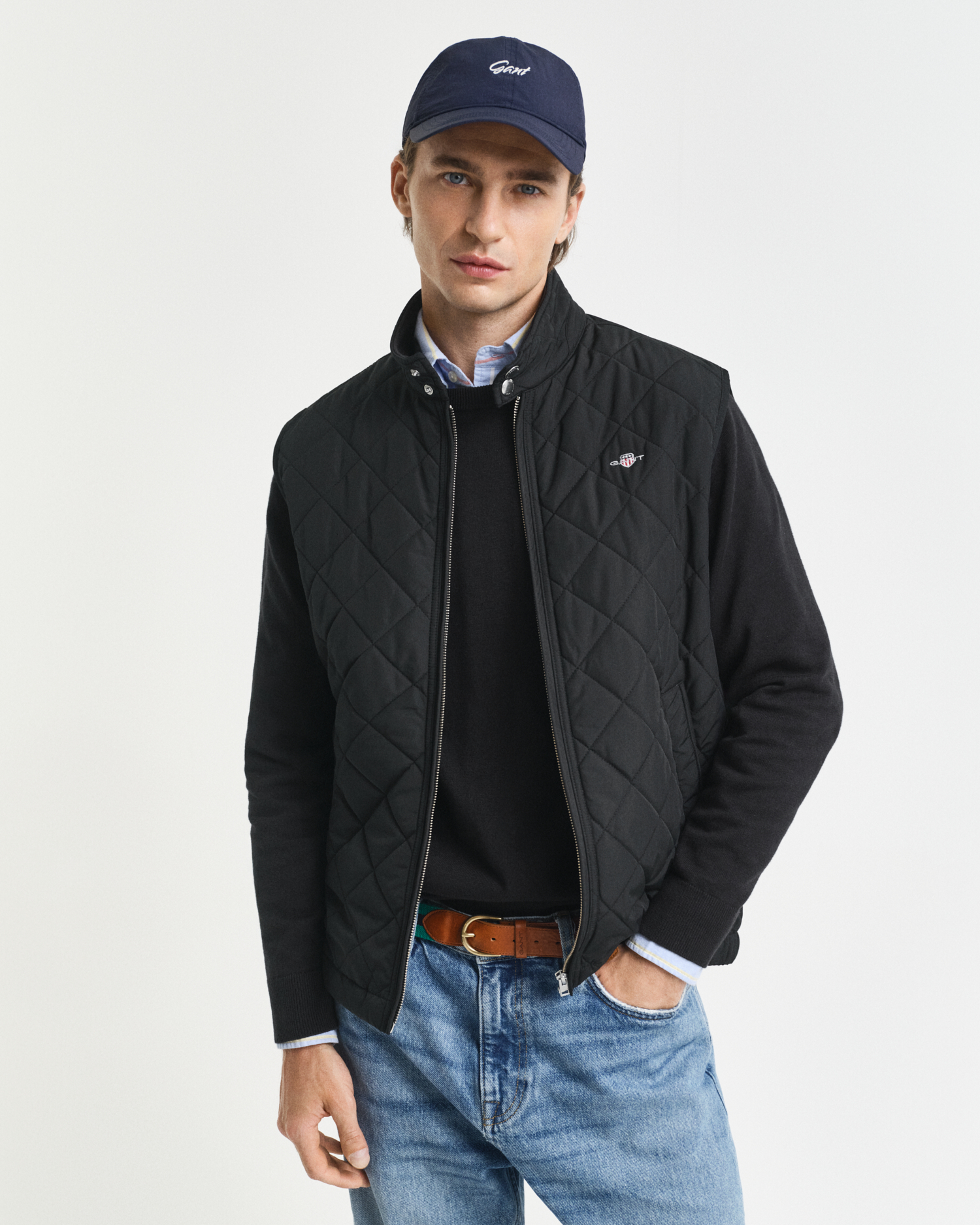 Gant Men's Light Quilted Windcheater Vest ) Xxxl