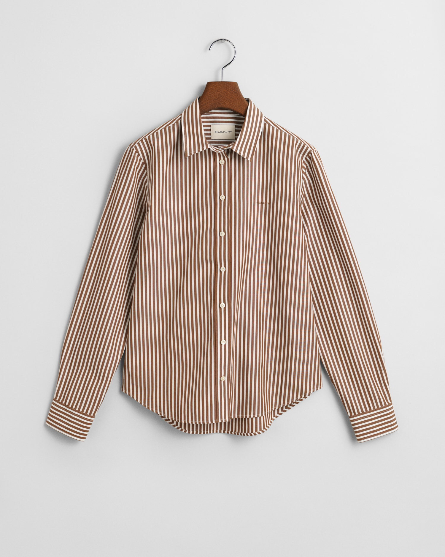 Regular Fit Classic Striped Poplin Shirt
