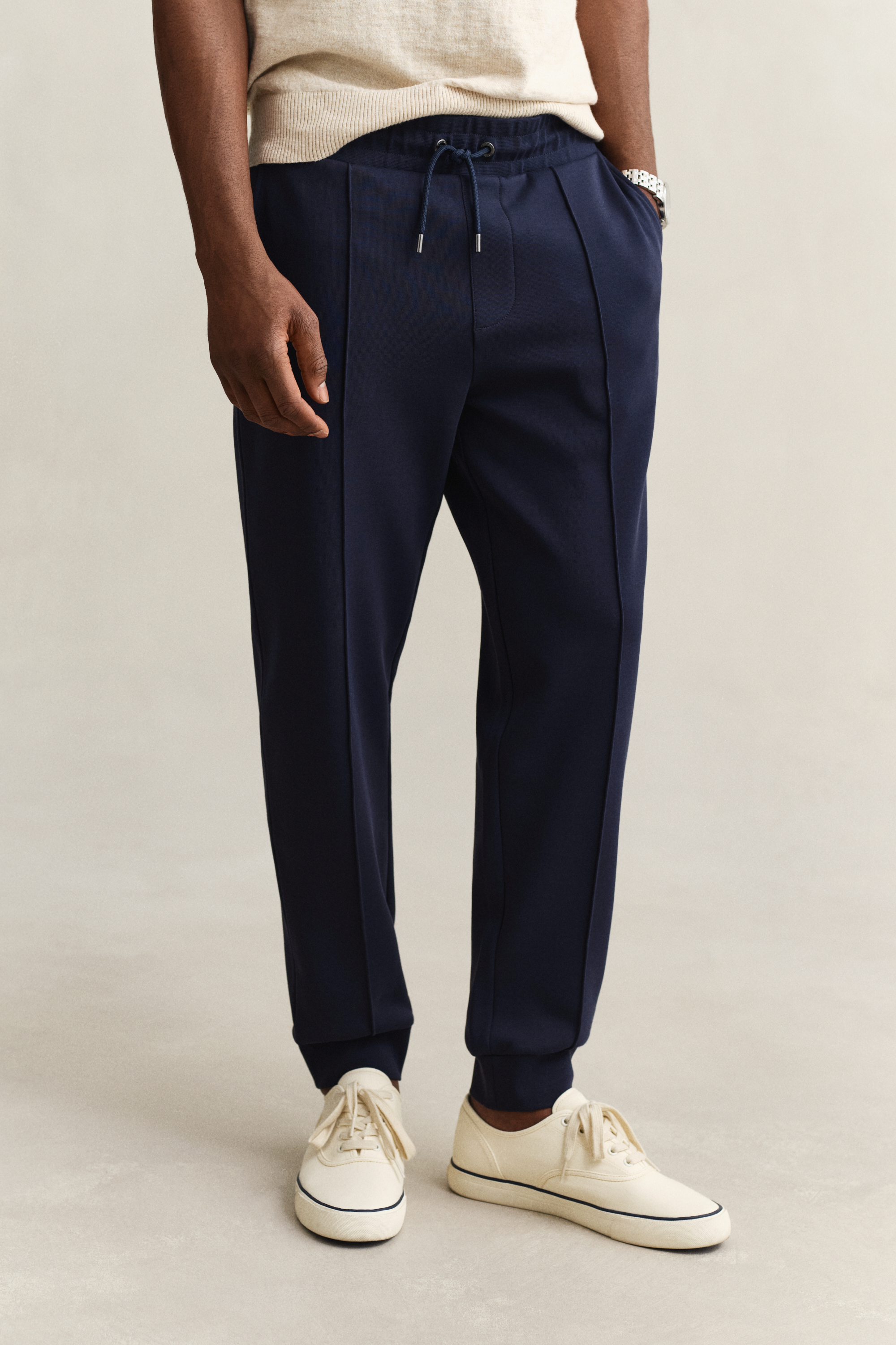 Gant Men's Navy Interlock Sweatpants (L) Evening Blue