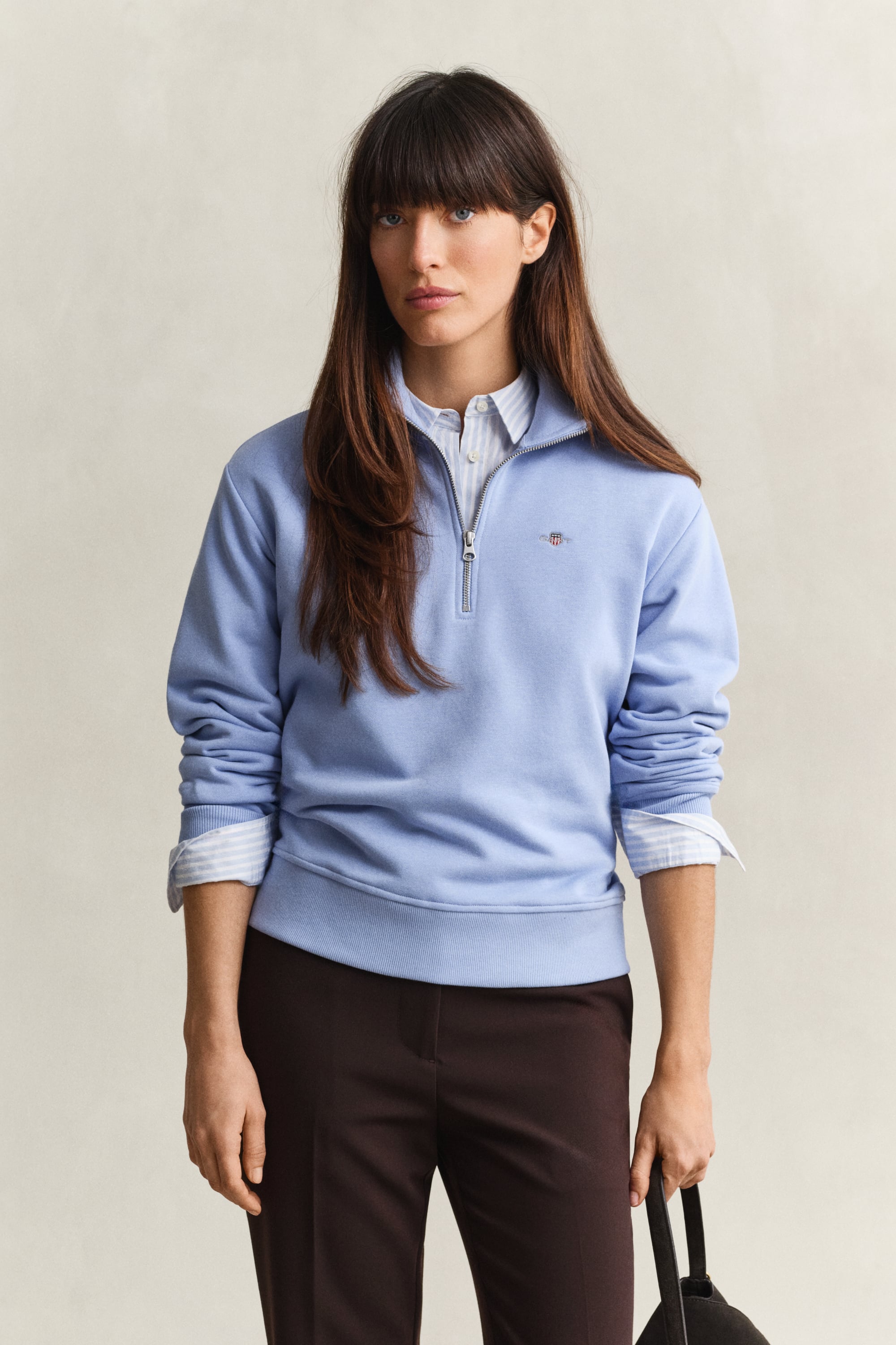 Gant Shield Half Zip Sweatshirt