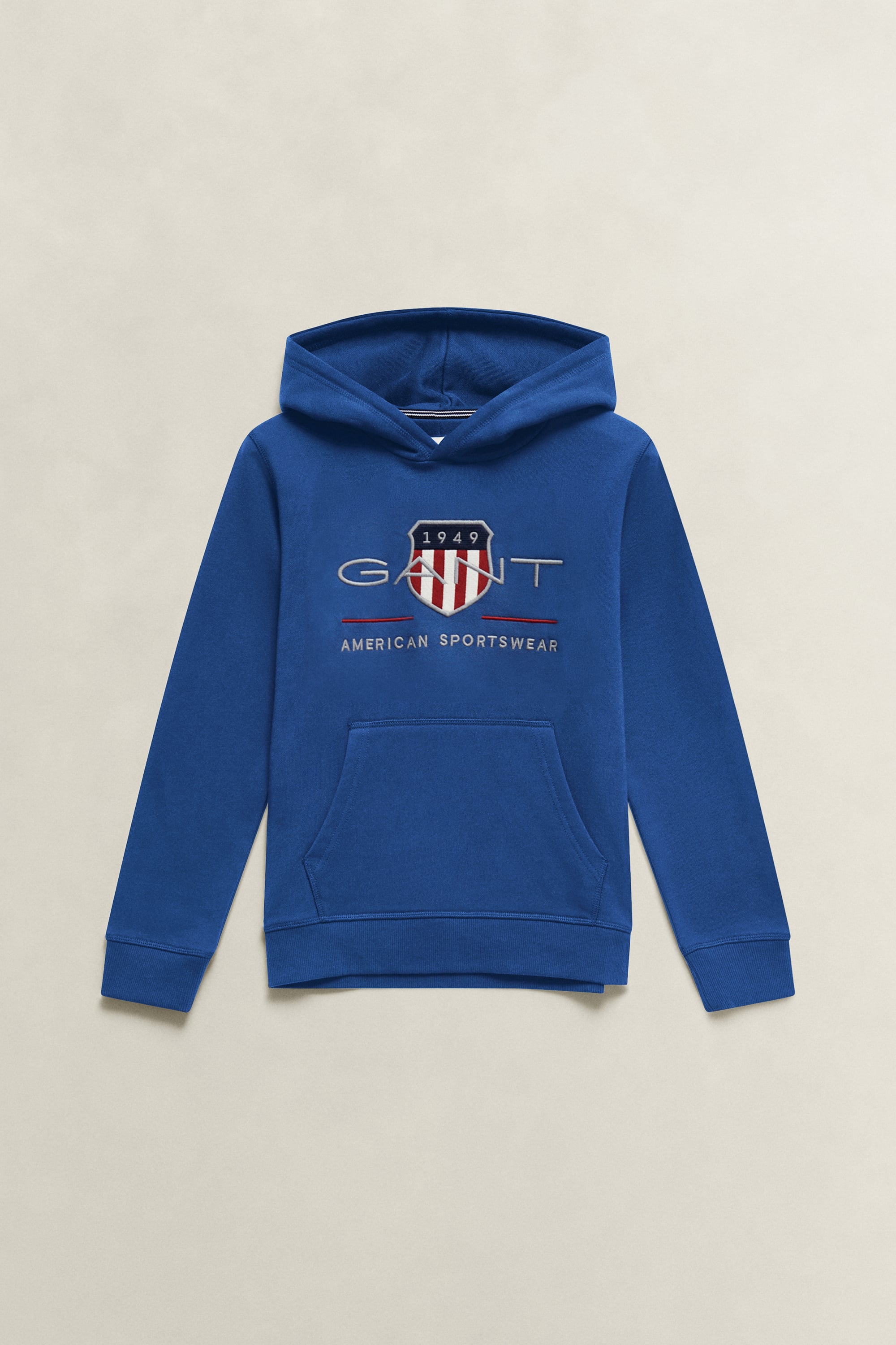 Gant Unisex Vintage Blue Teens Archive Shield Hoodie (134/140)