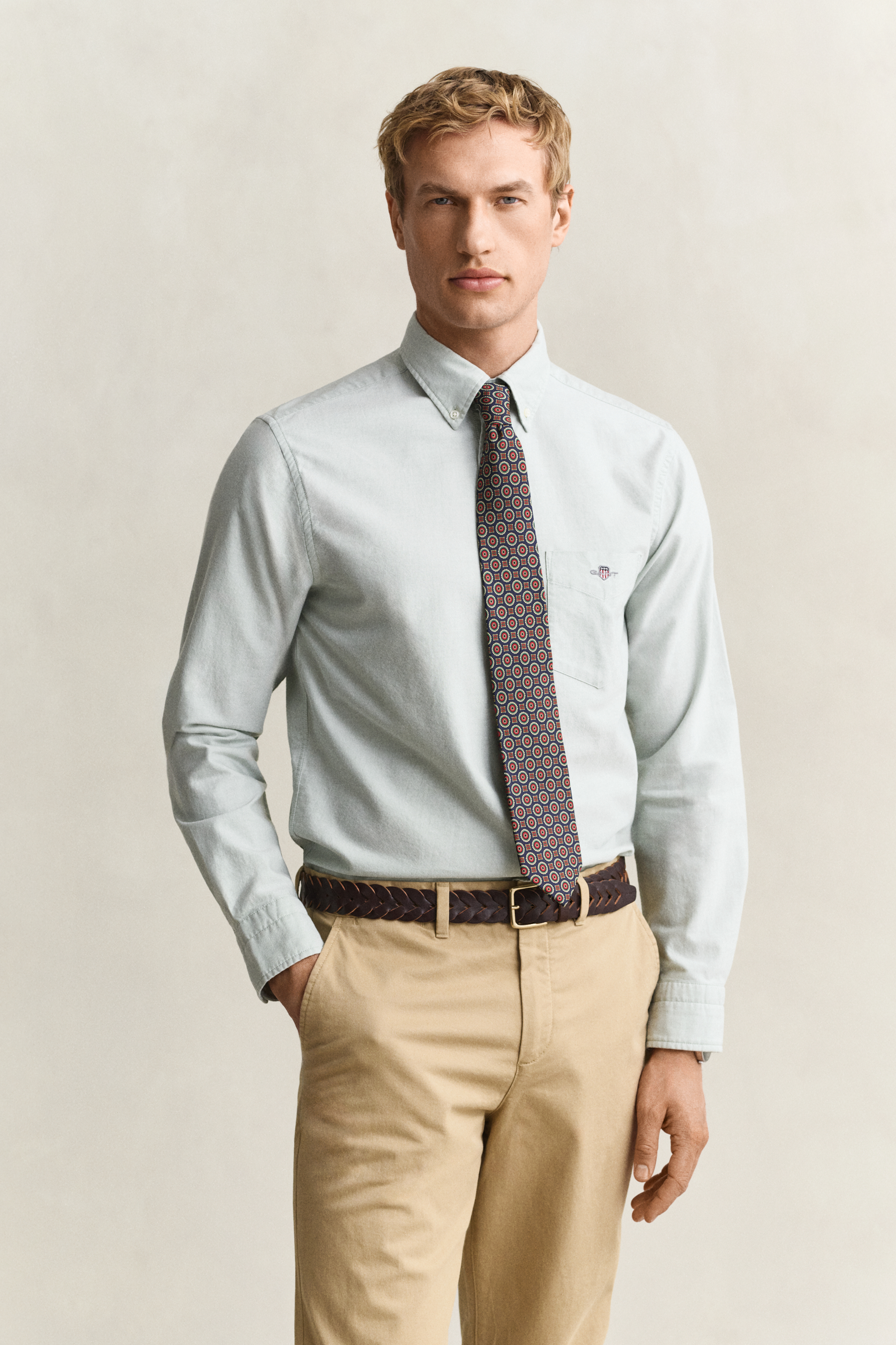 Gant Men's Surplus Mint Regular Fit Classic Oxford Shirt (Xxxl)