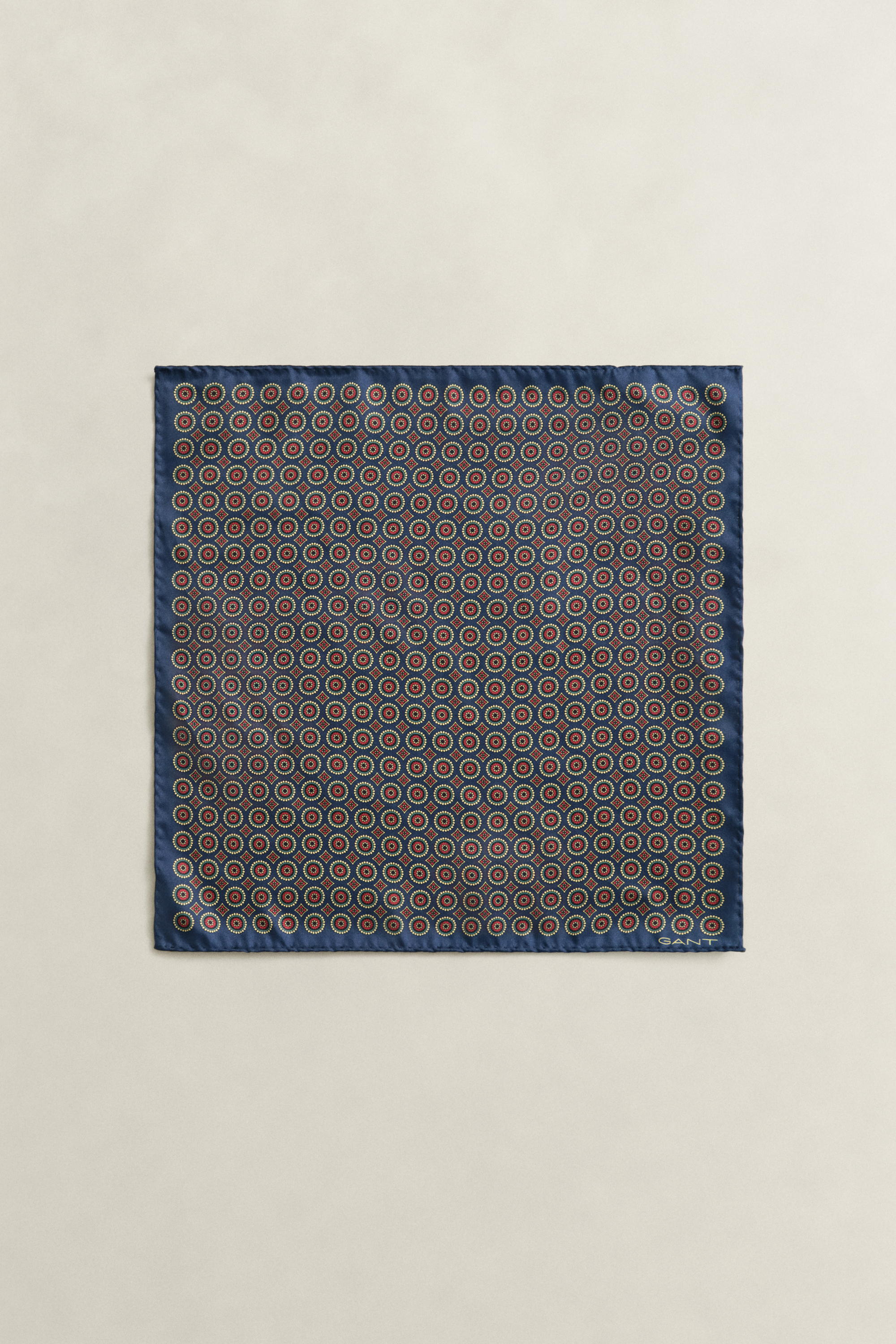 Gant Men's Blue Foulard Print Pocket Square (One Size) Classic