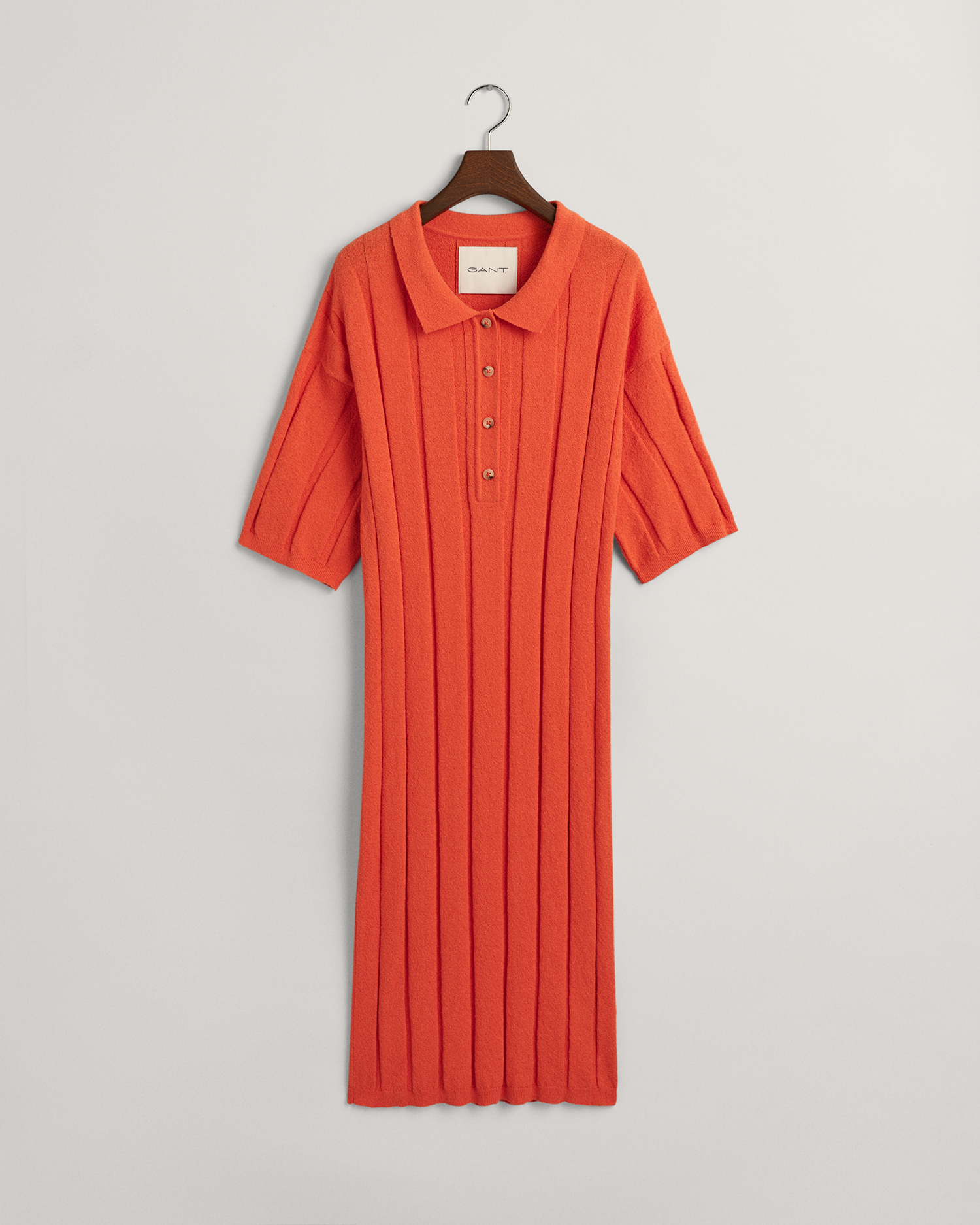 GANT Women Terry Cloth Rib Polo Dress ,