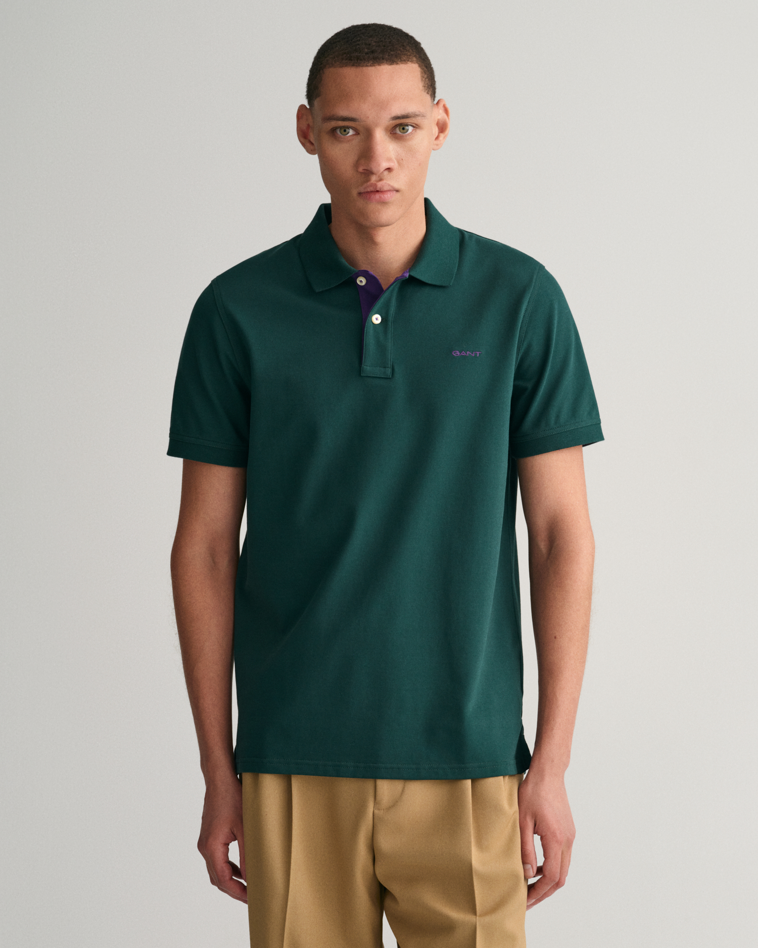 GANT Men Contrast Piqué Polo Shirt (XXXL)