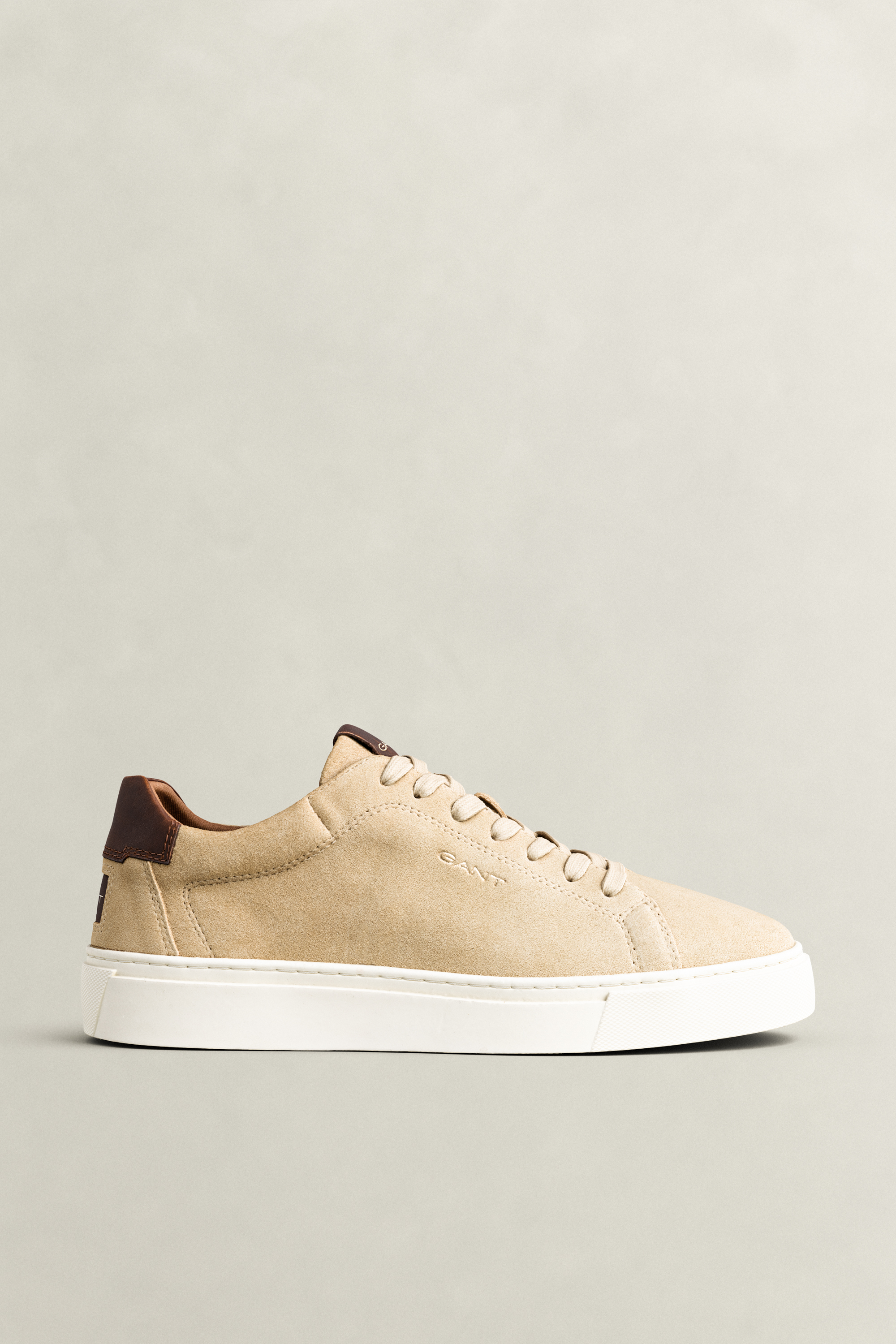 Gant Men's Khaki Mcjulien Suede Sneakers (44) Dark