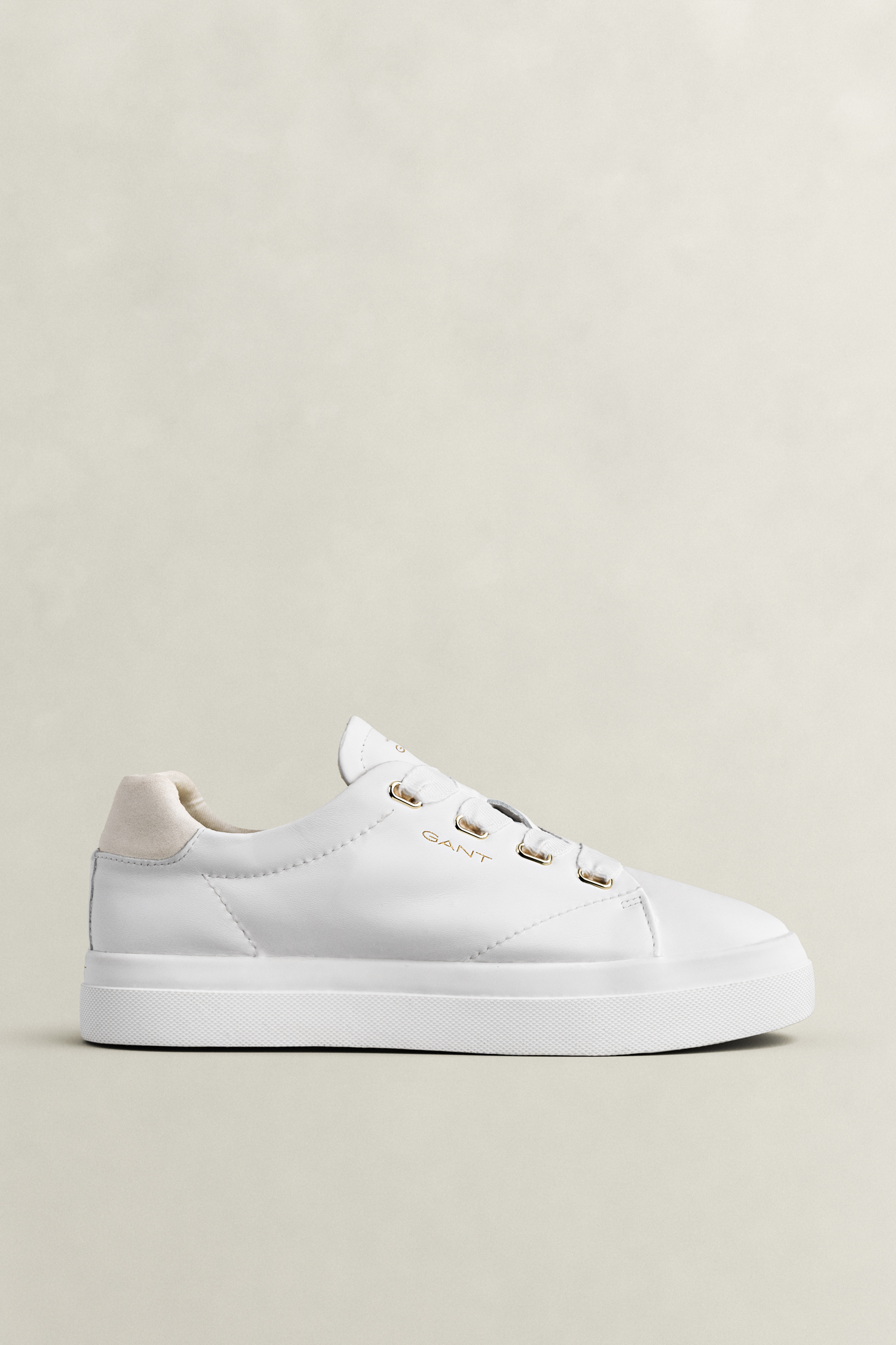 Gant Women's White Avona Leather Sneakers (41)