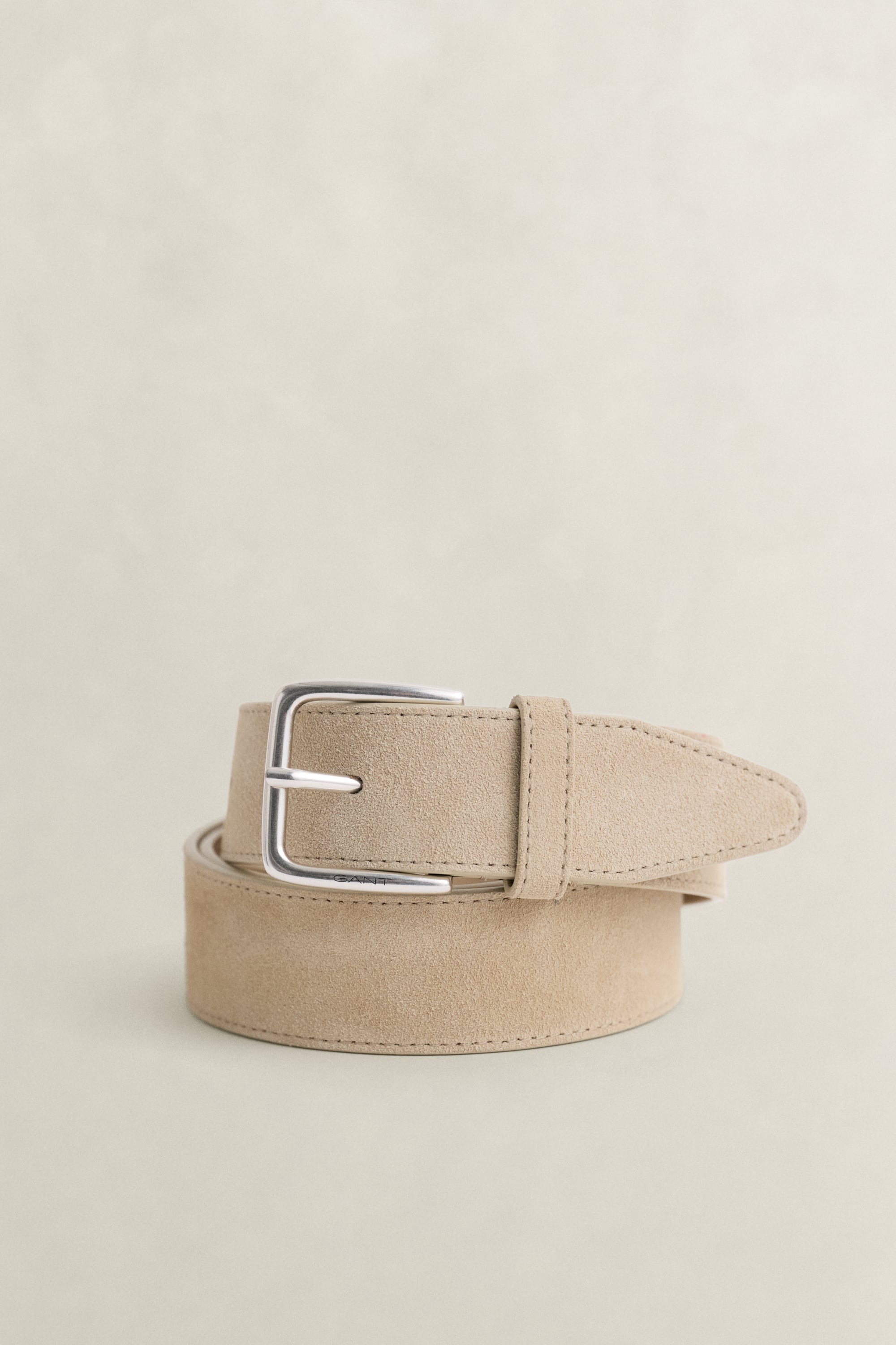 Gant Men's Oat Beige Suede Belt (95/38)