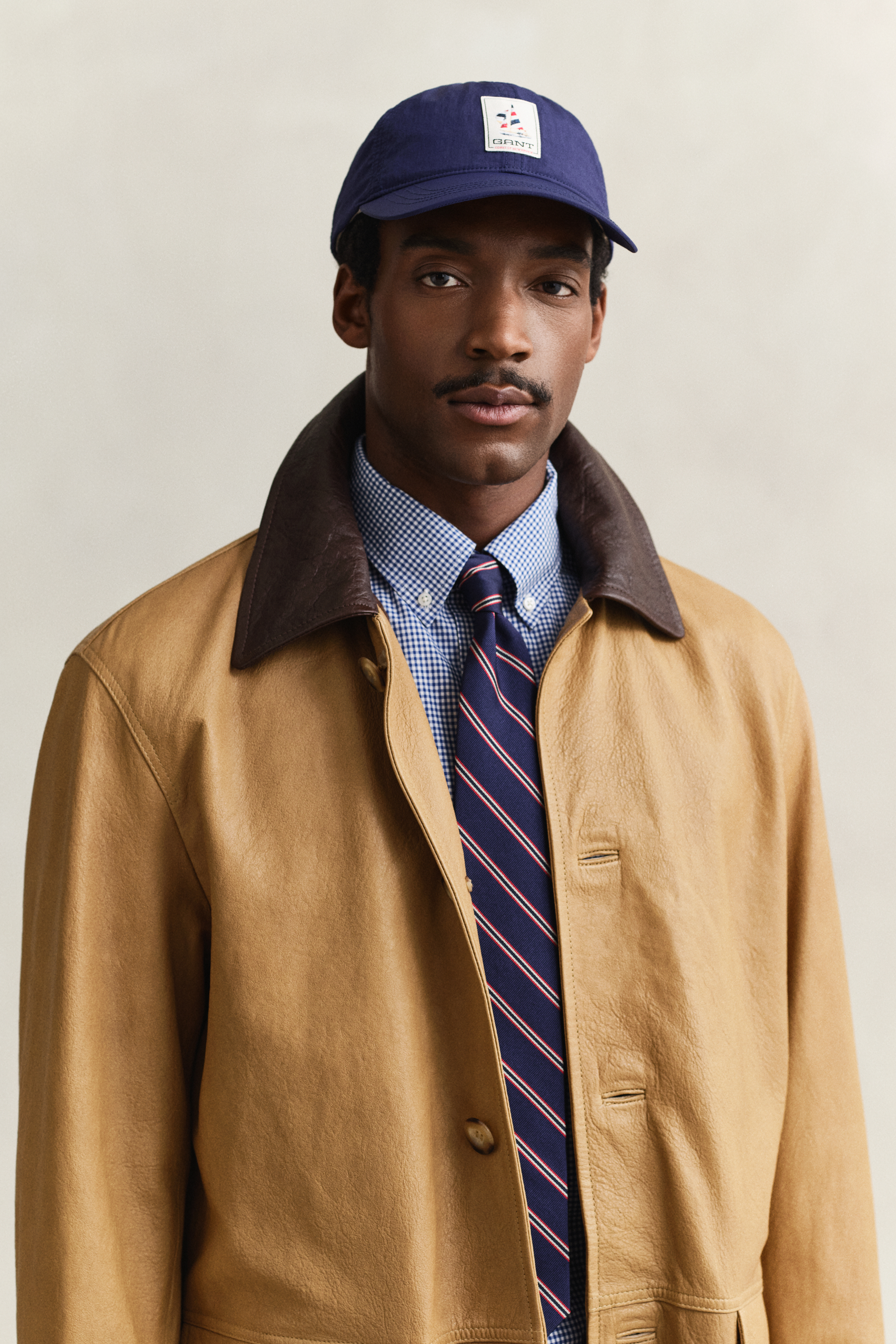 Gant Men's Blue Graphic Cap (One Size) Classic
