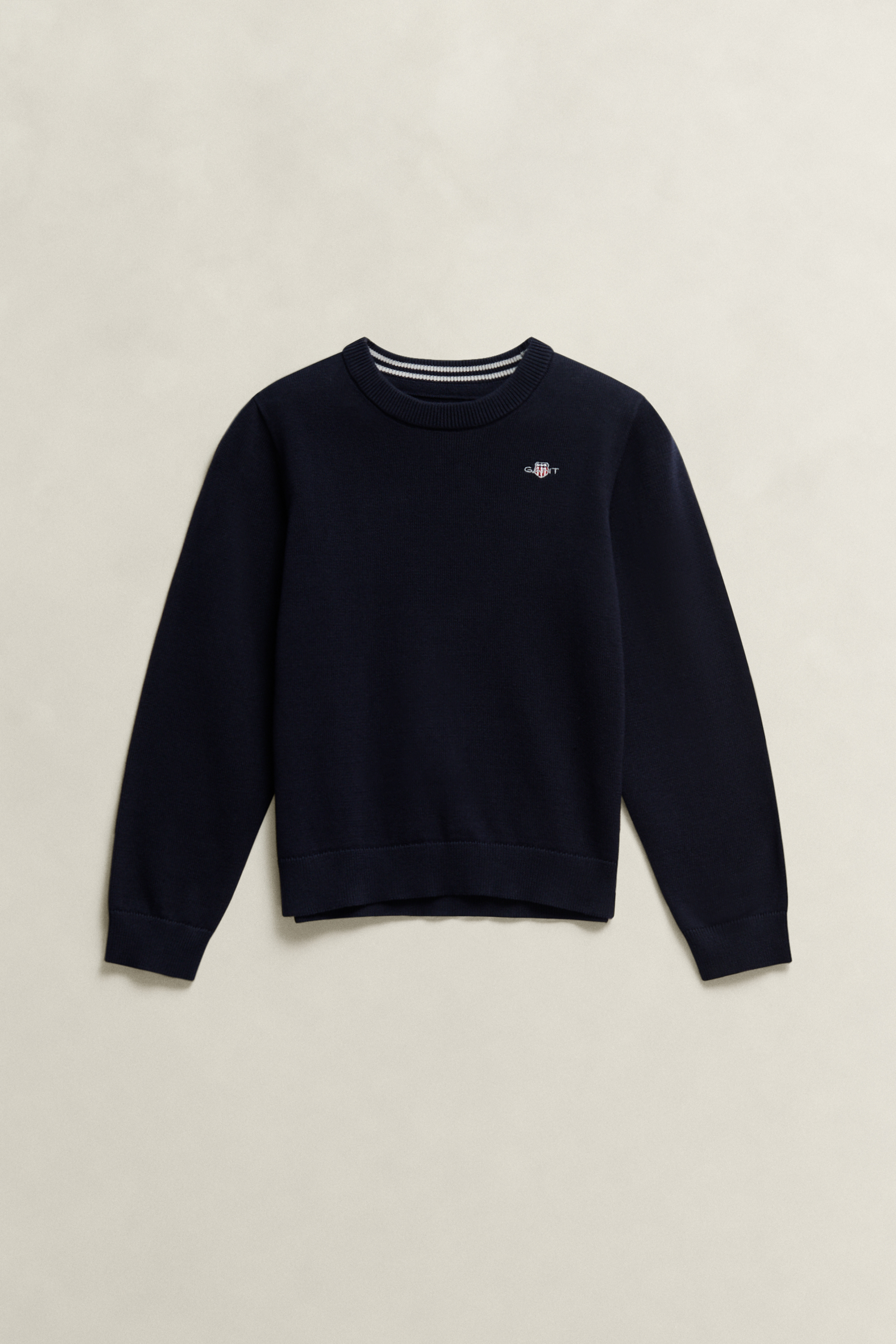 Gant Boys Navy Kids Shield Sweater (122) Evening Blue