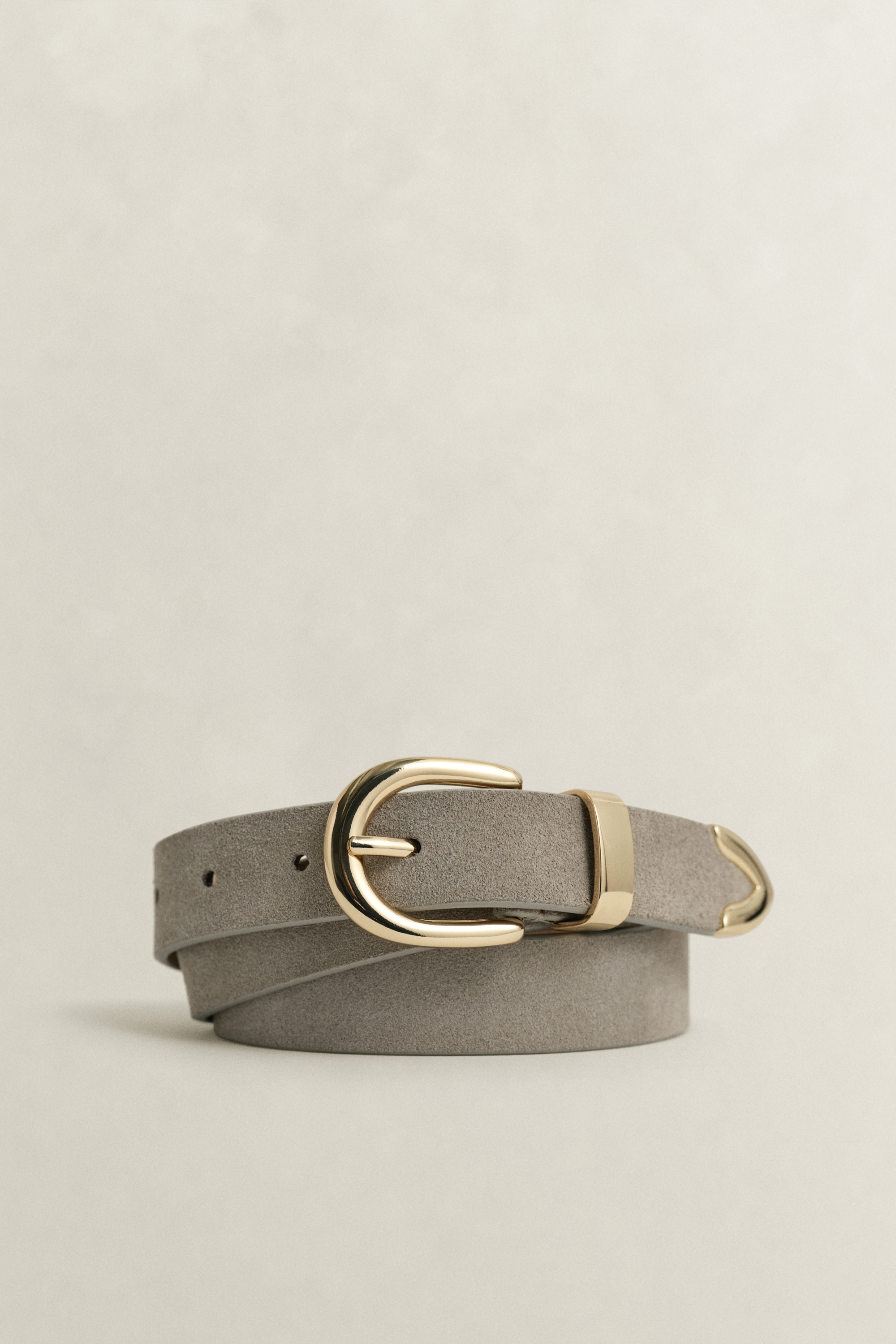 Gant Women's Grey Suede Metal Belt (95/38)