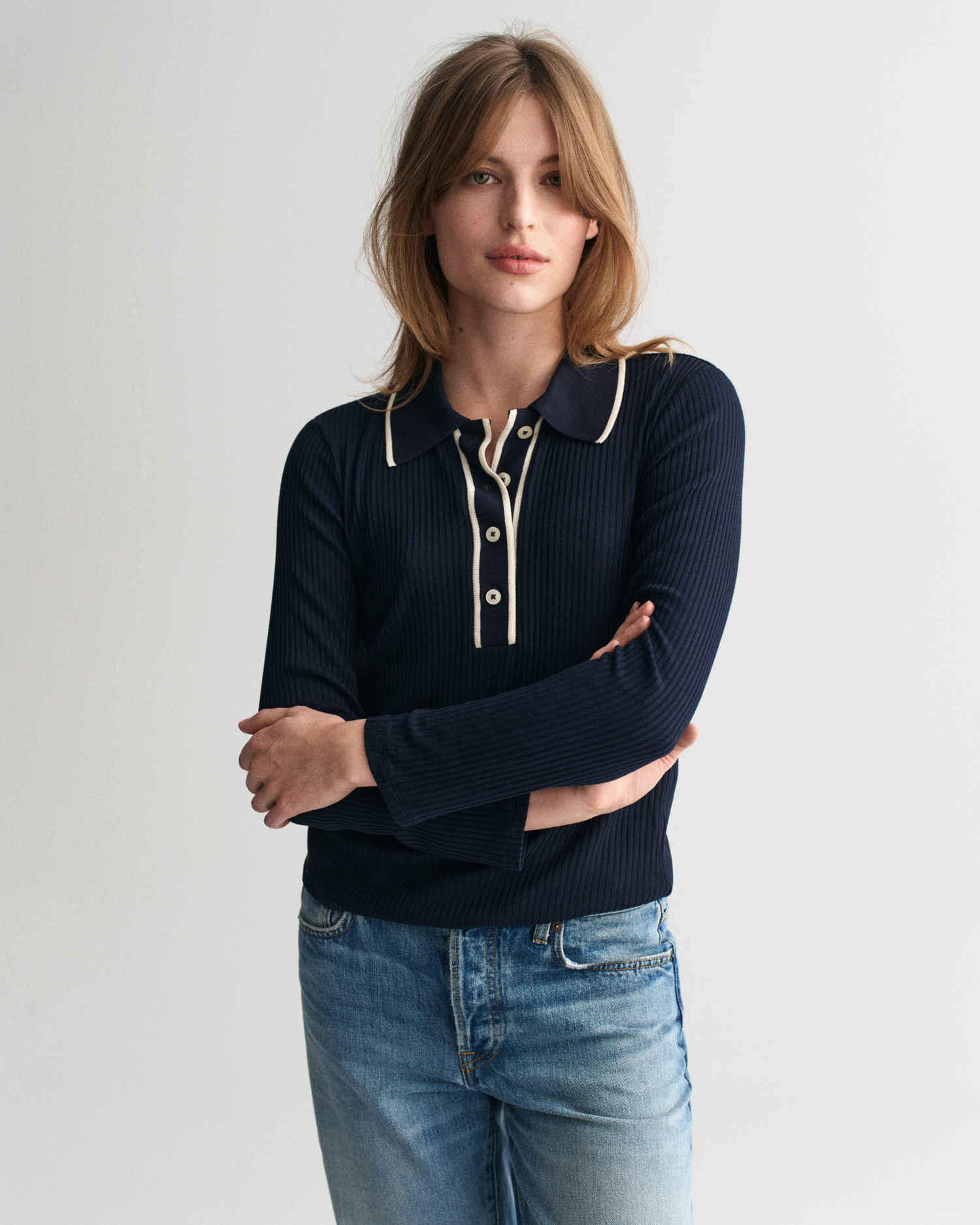 Gant Women Orange Polo T-Shirt main image 1
