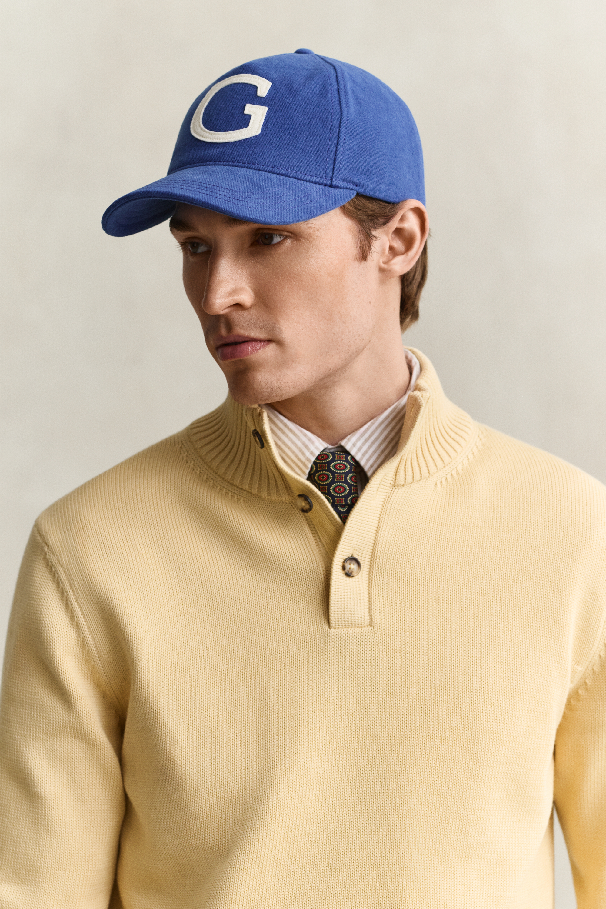 Gant Men's Nautical Blue G Badge Moleskin Cap (One Size)