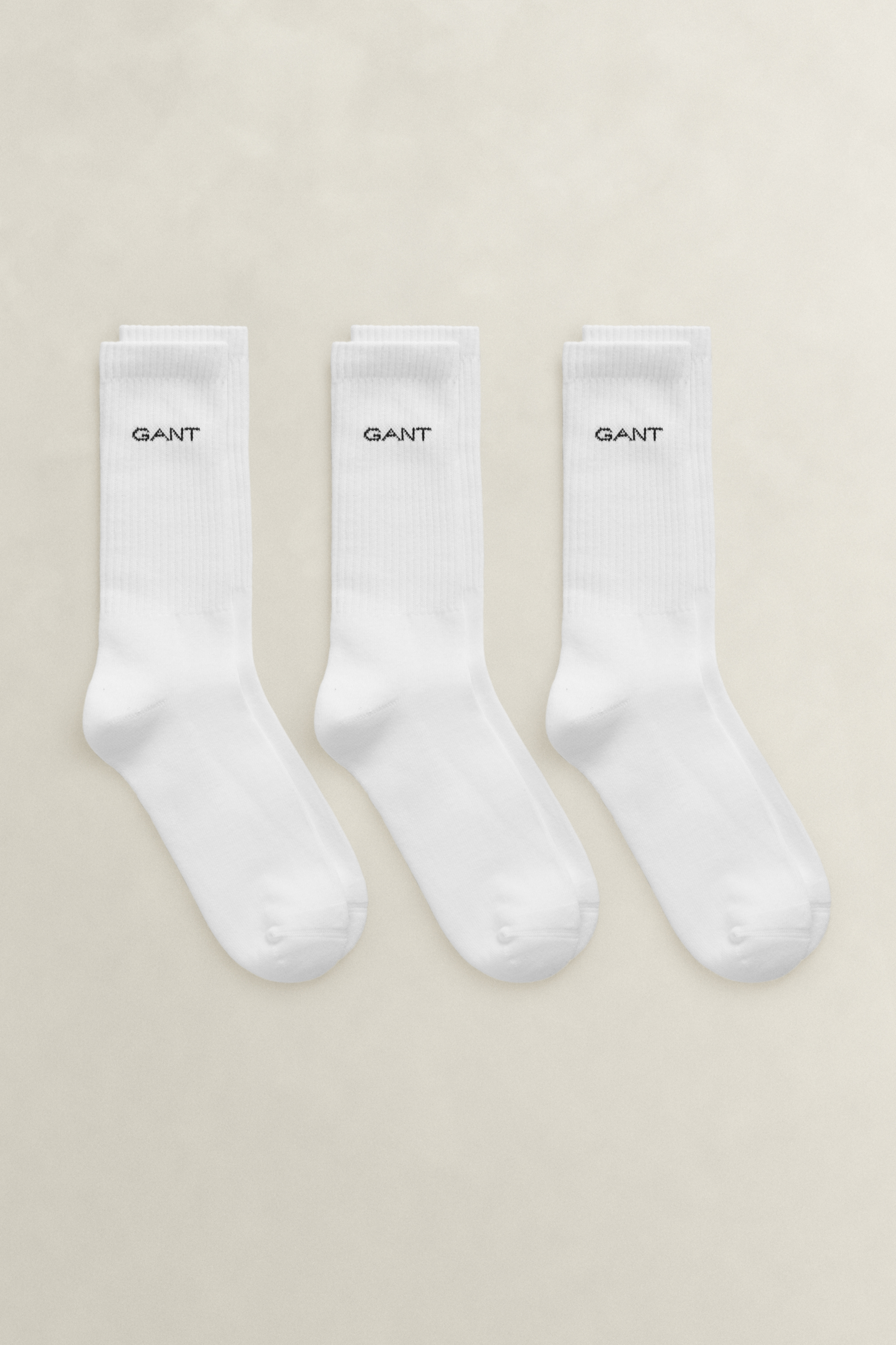 Gant Men's White 3-Pack Sport Socks (40-42)
