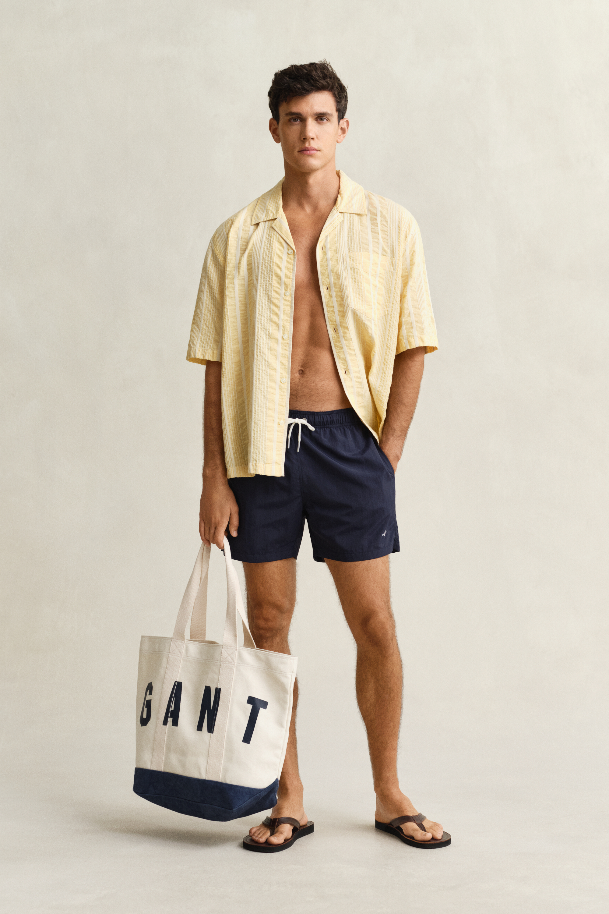 Gant Men's Navy Swim Shorts (S) Marine