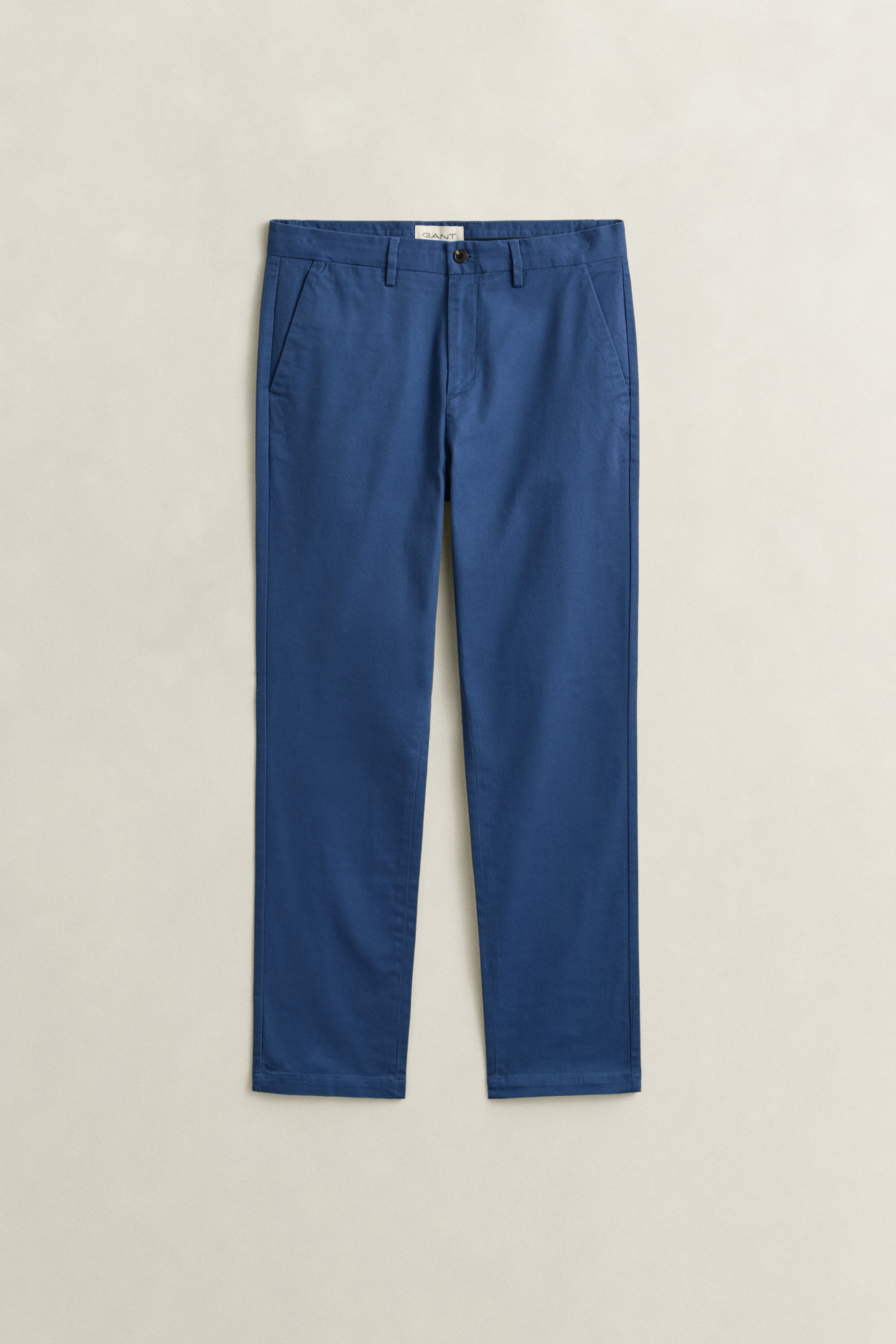 Gant Men's Vintage Blue Regular Fit Smart Chinos (33/34)