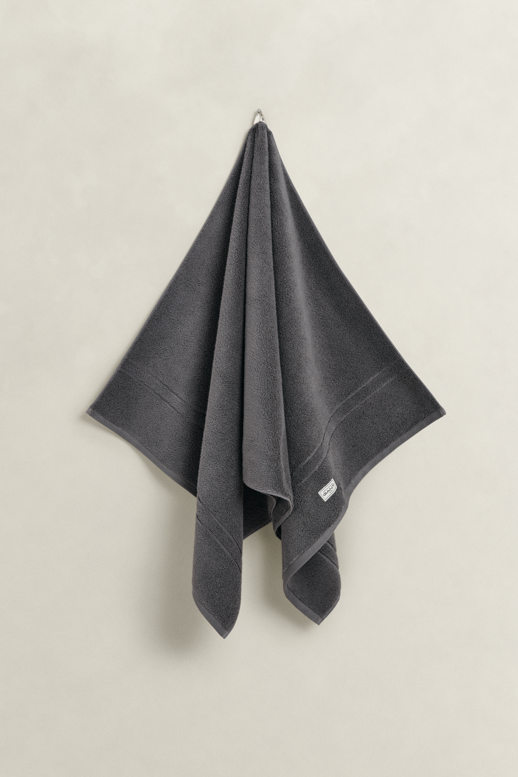 Gant Unisex Anchor Grey Home Decor Premium Towel 70X140 (70X140)