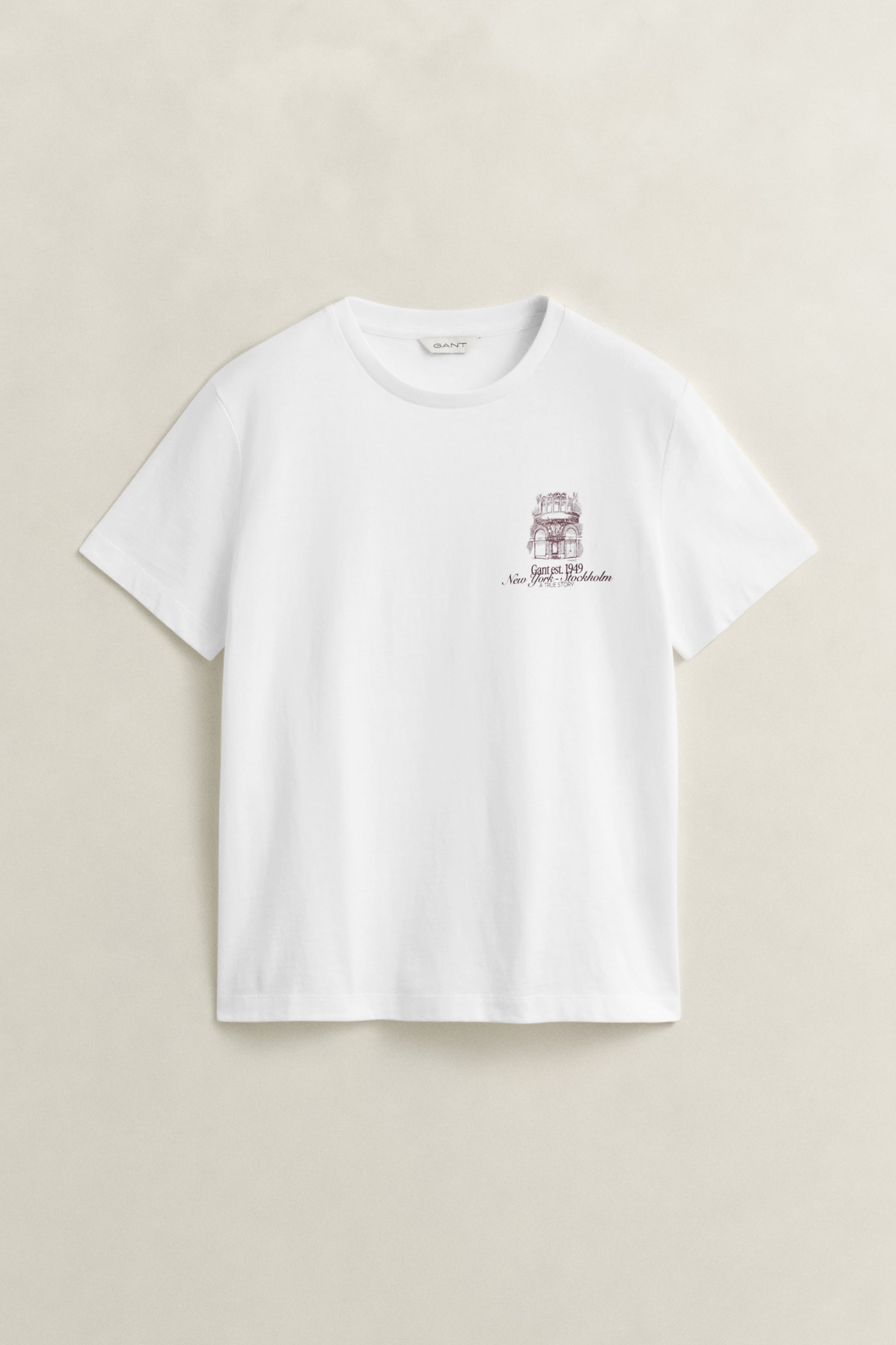 Gant Graphic T-shirt In White