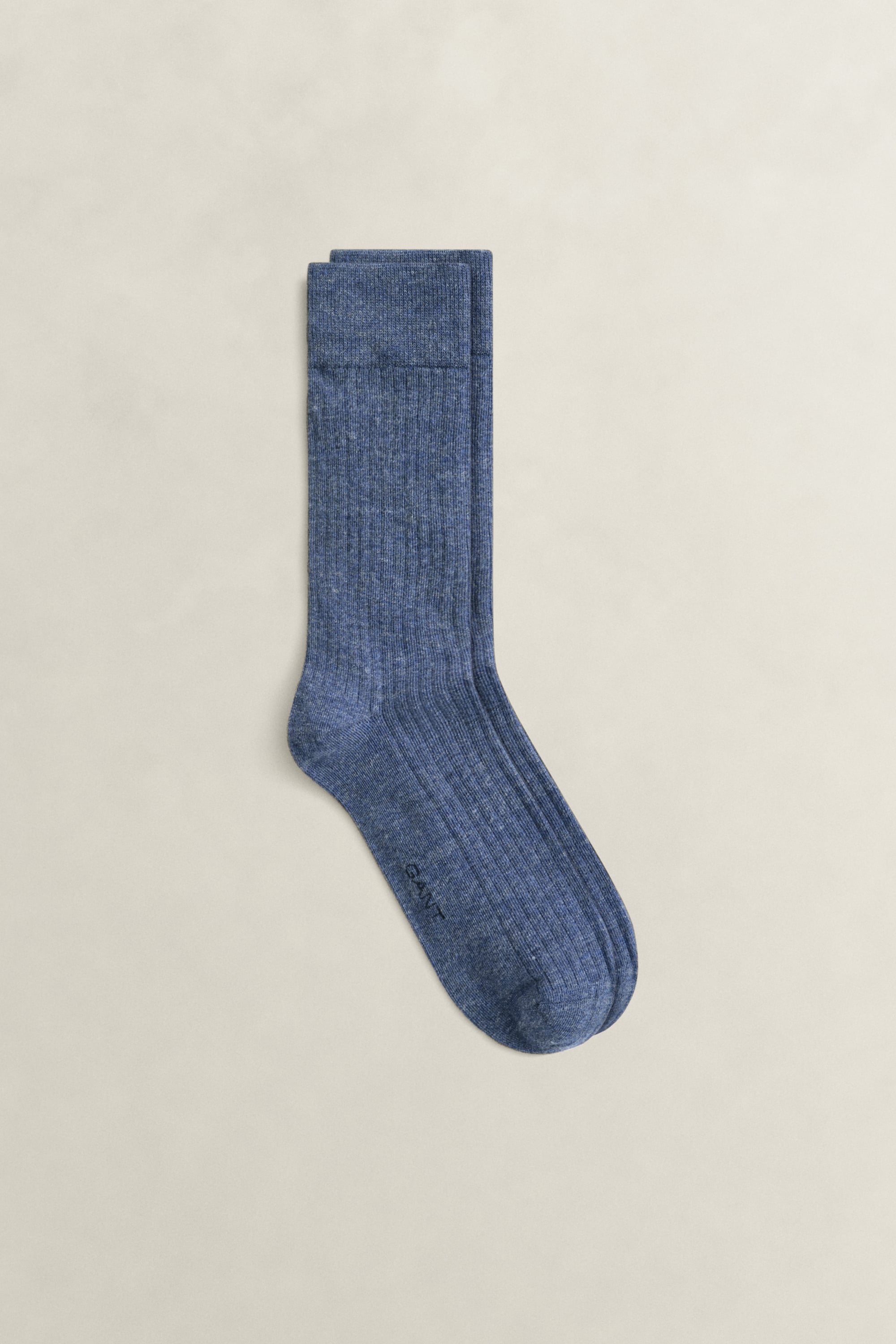 Gant Ribbed Socks In Blue