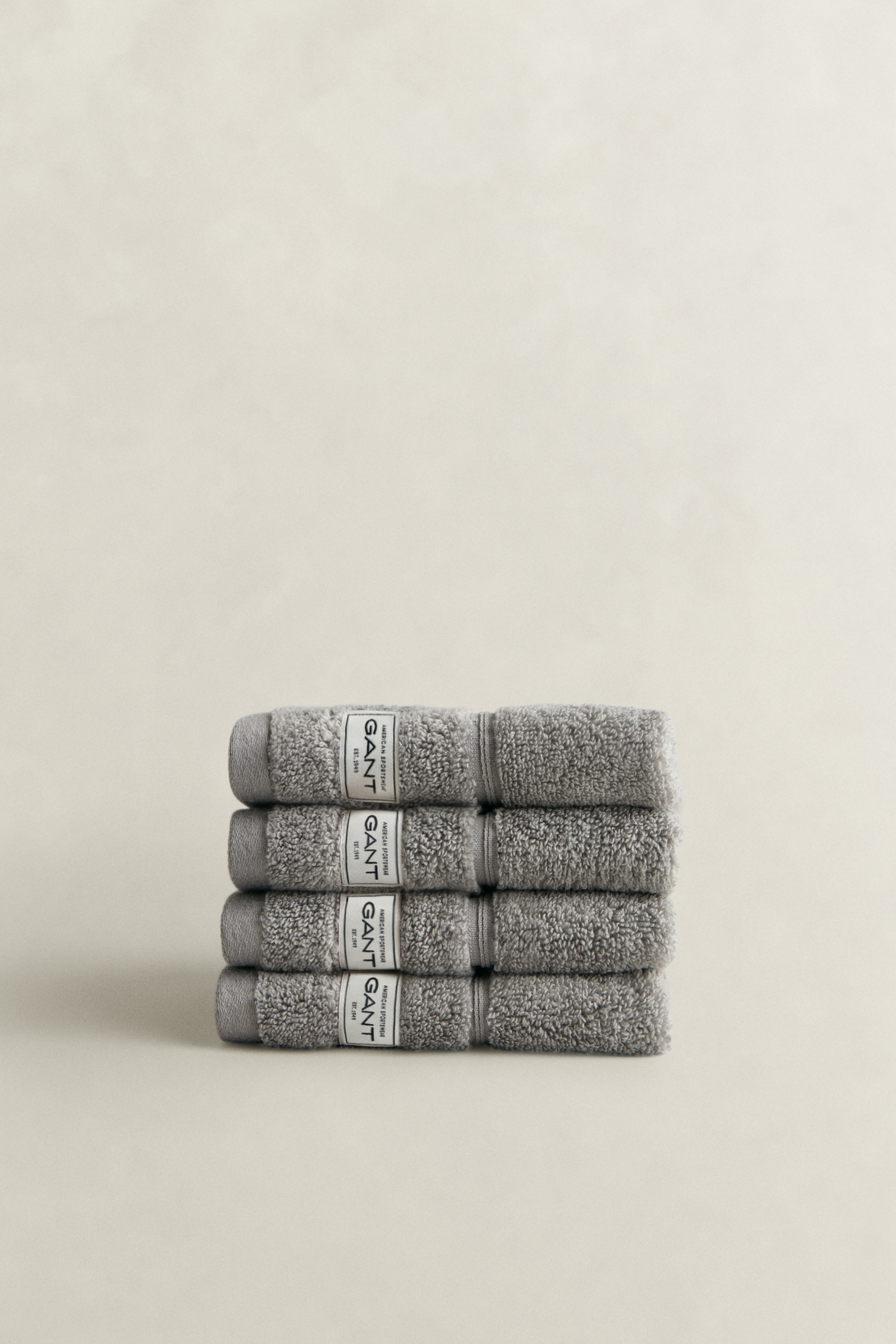 Gant Unisex Grey Home Decor 4-Pack Premium Towels 30X30 (30X30) Concrete
