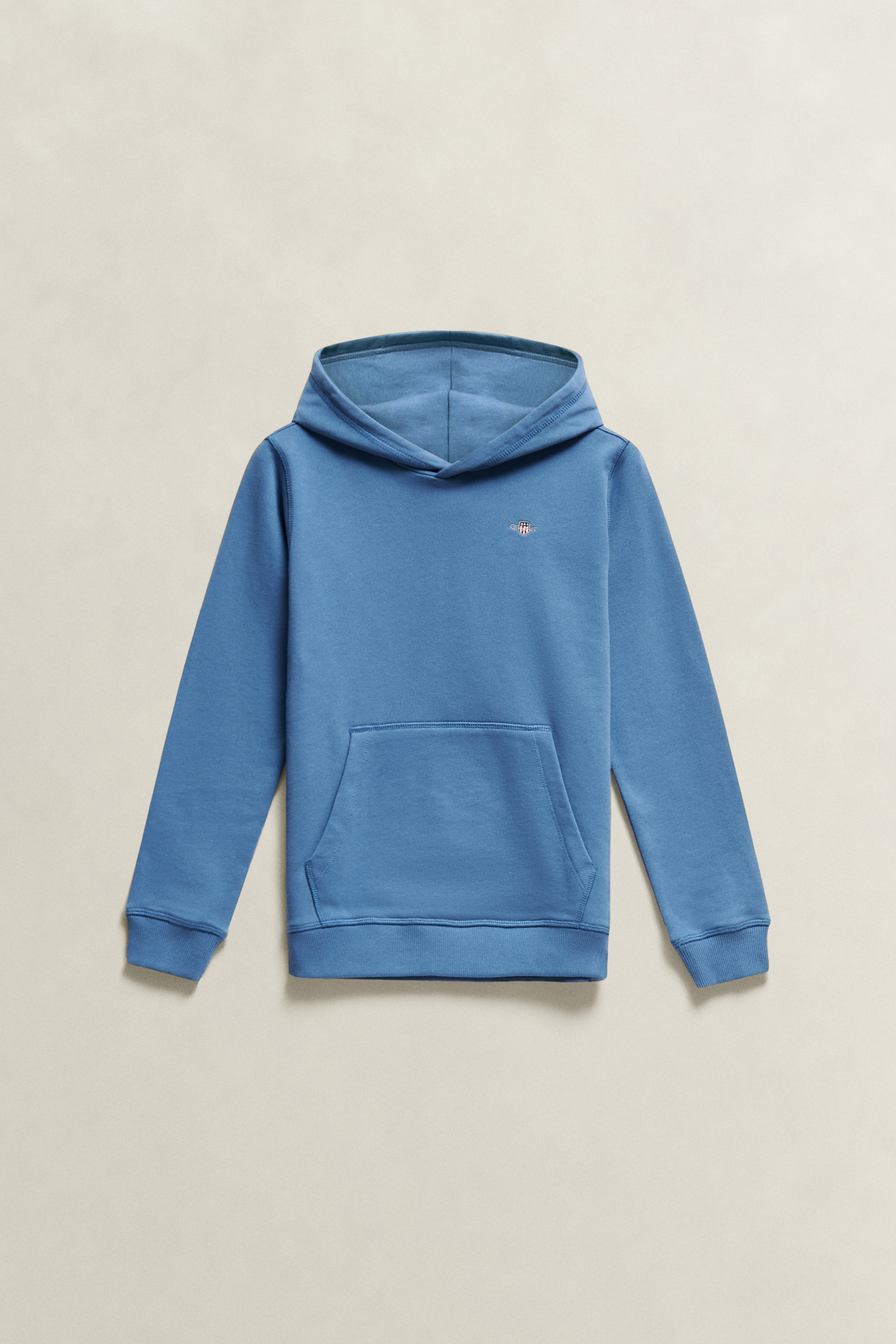 Gant Unisex Blue Teens Shield Hoodie (176) Salty Sea