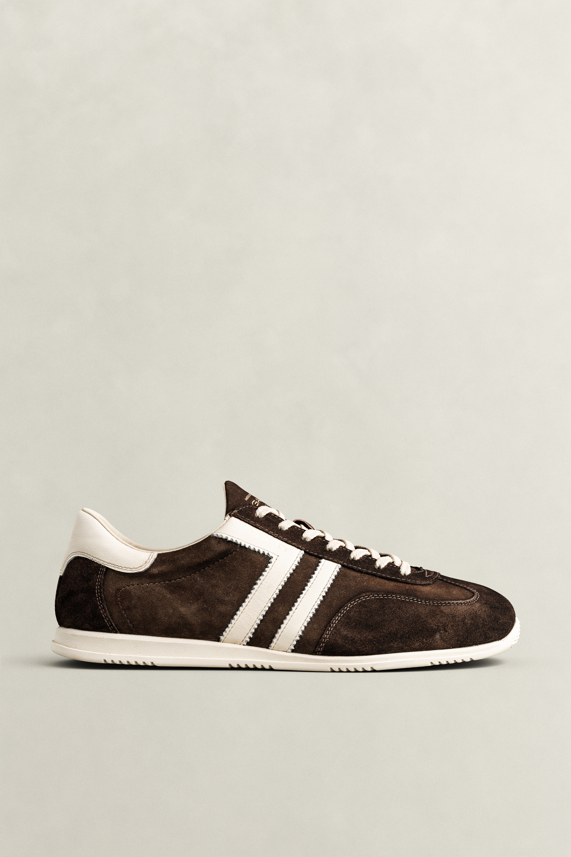 Gant Men's Brown Spearclub Suede Leather Sneakers (41) Dark