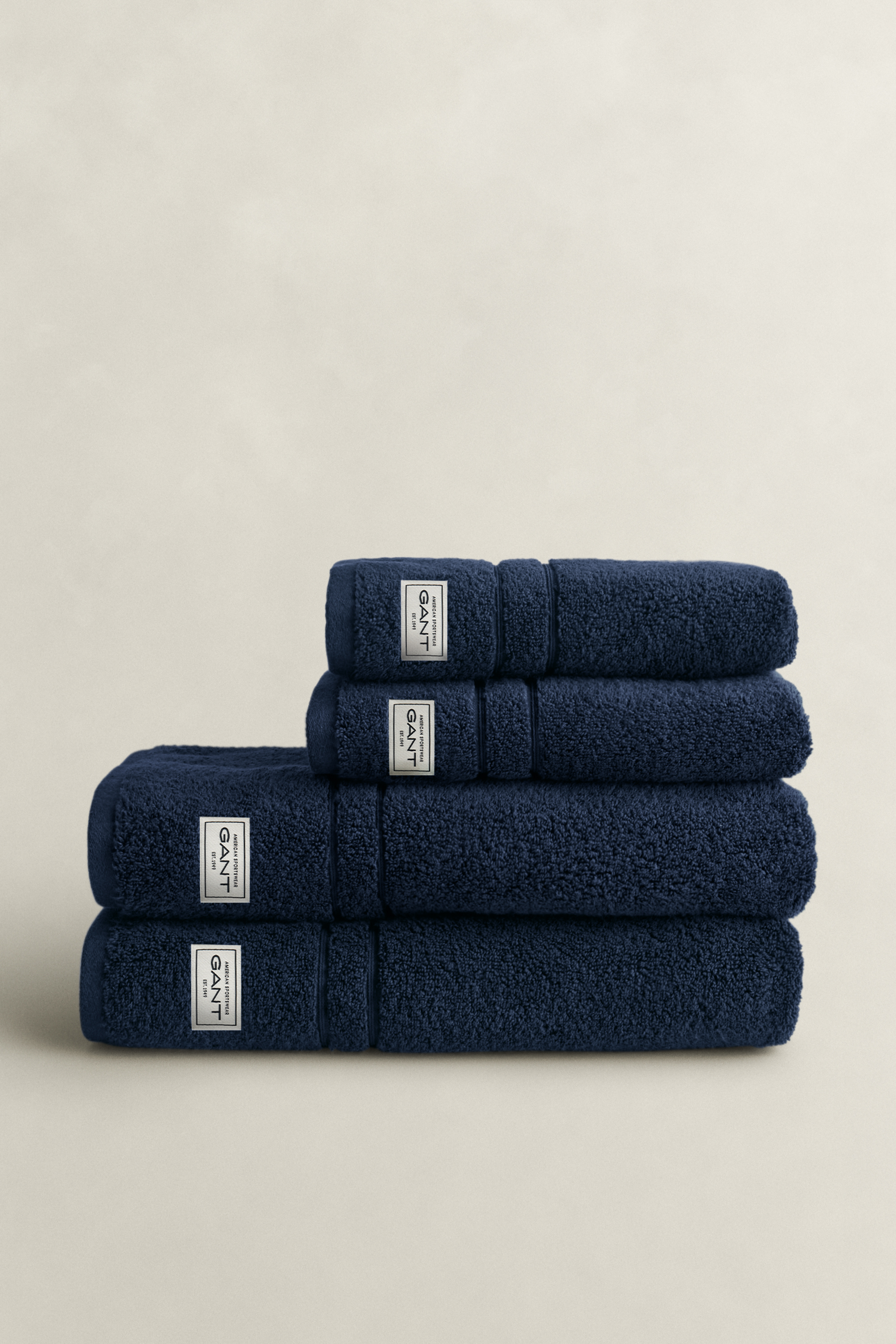 Gant Unisex Navy Home Decor 4-Pack Premium Towels (50X70+70X140) Marine
