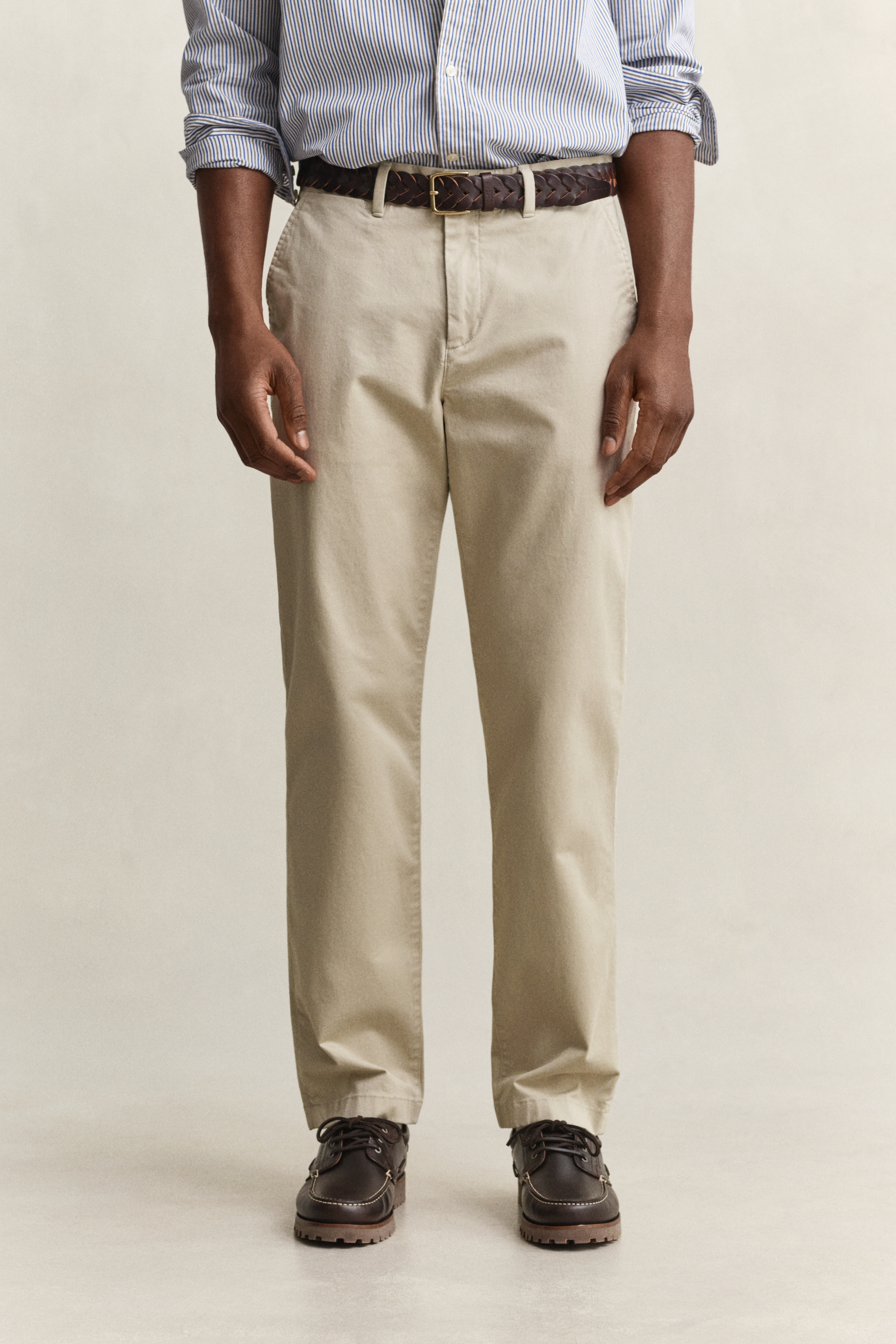 Gant Men's Clay Beige Regular Fit Classic Chinos (42/32)
