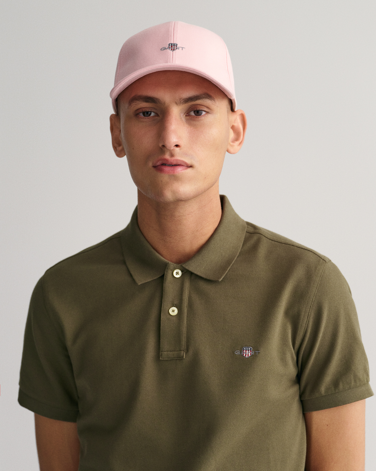 GANT Men High Cotton Twill Cap (L-XL) Pink