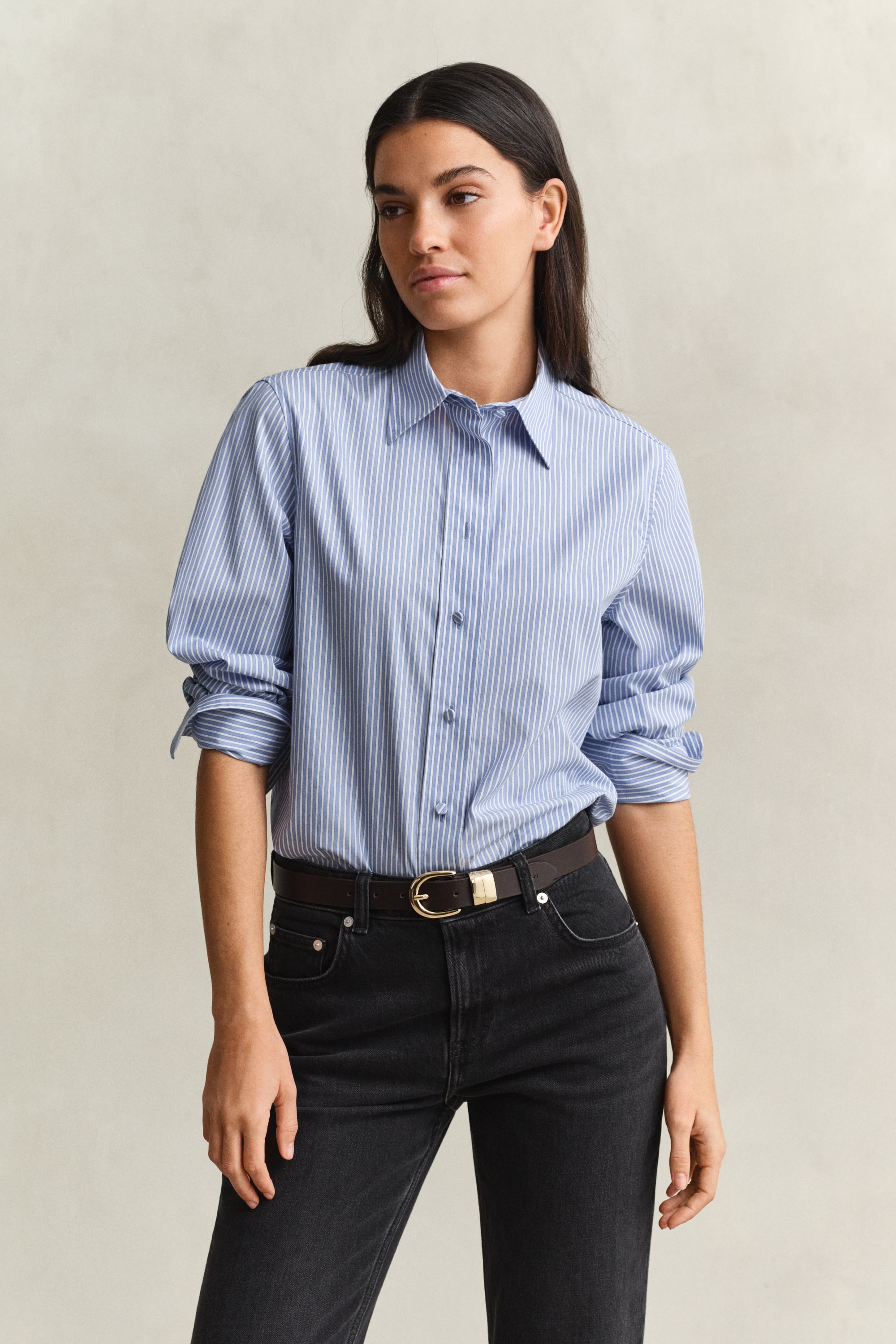Gant Striped Yoke Detail Shirt